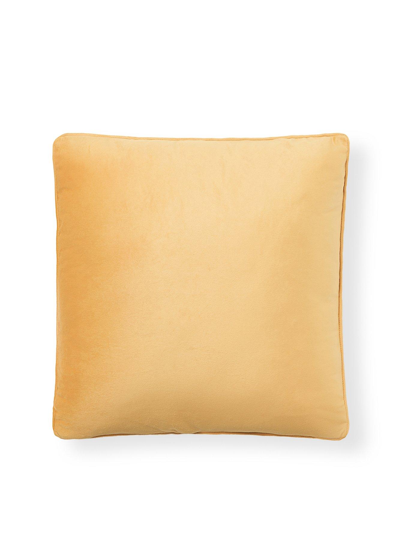 undefined Piped Velour Cushion