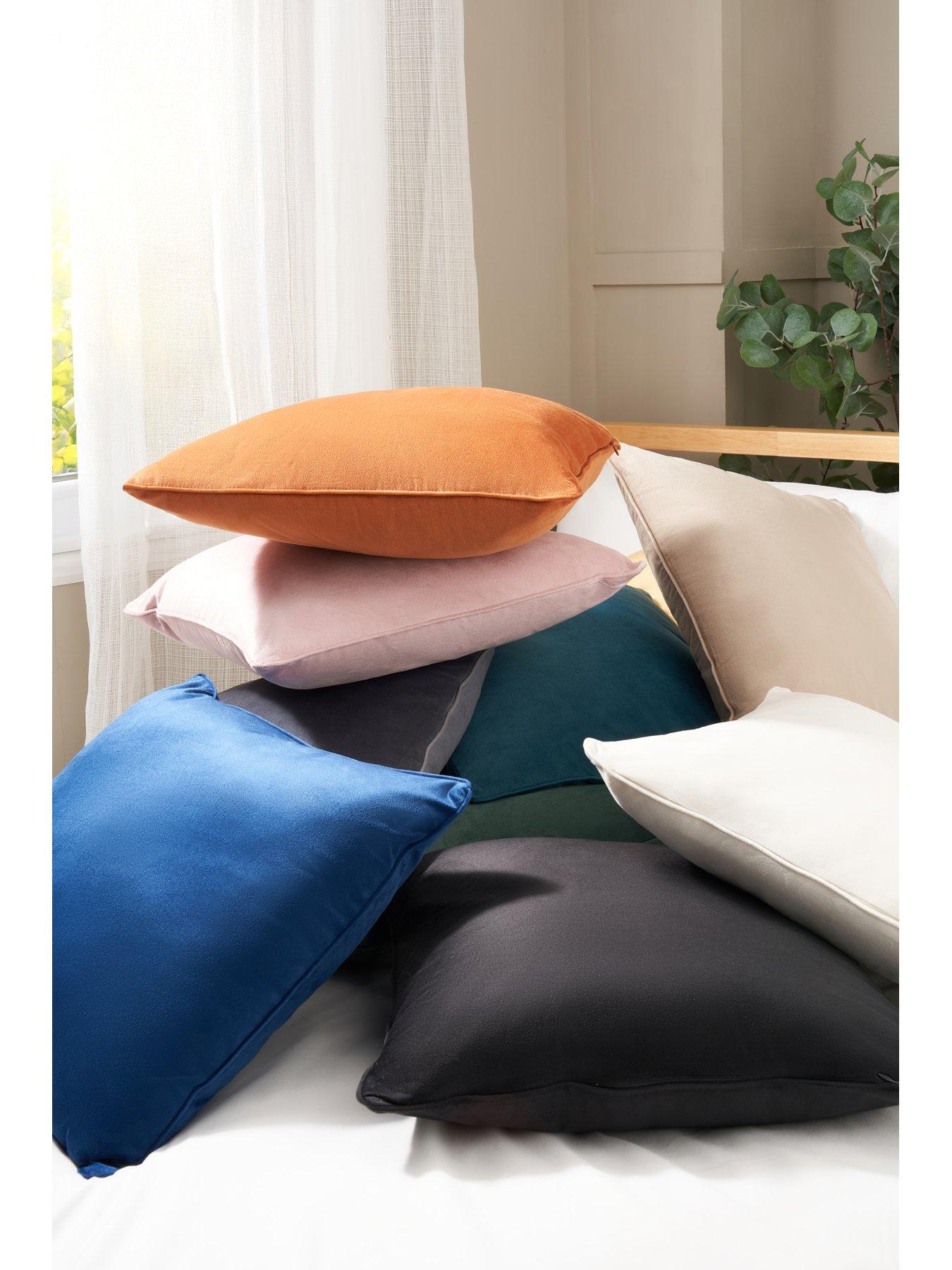 Image 6 of 6 of The Very Collection Piped Velour Cushion