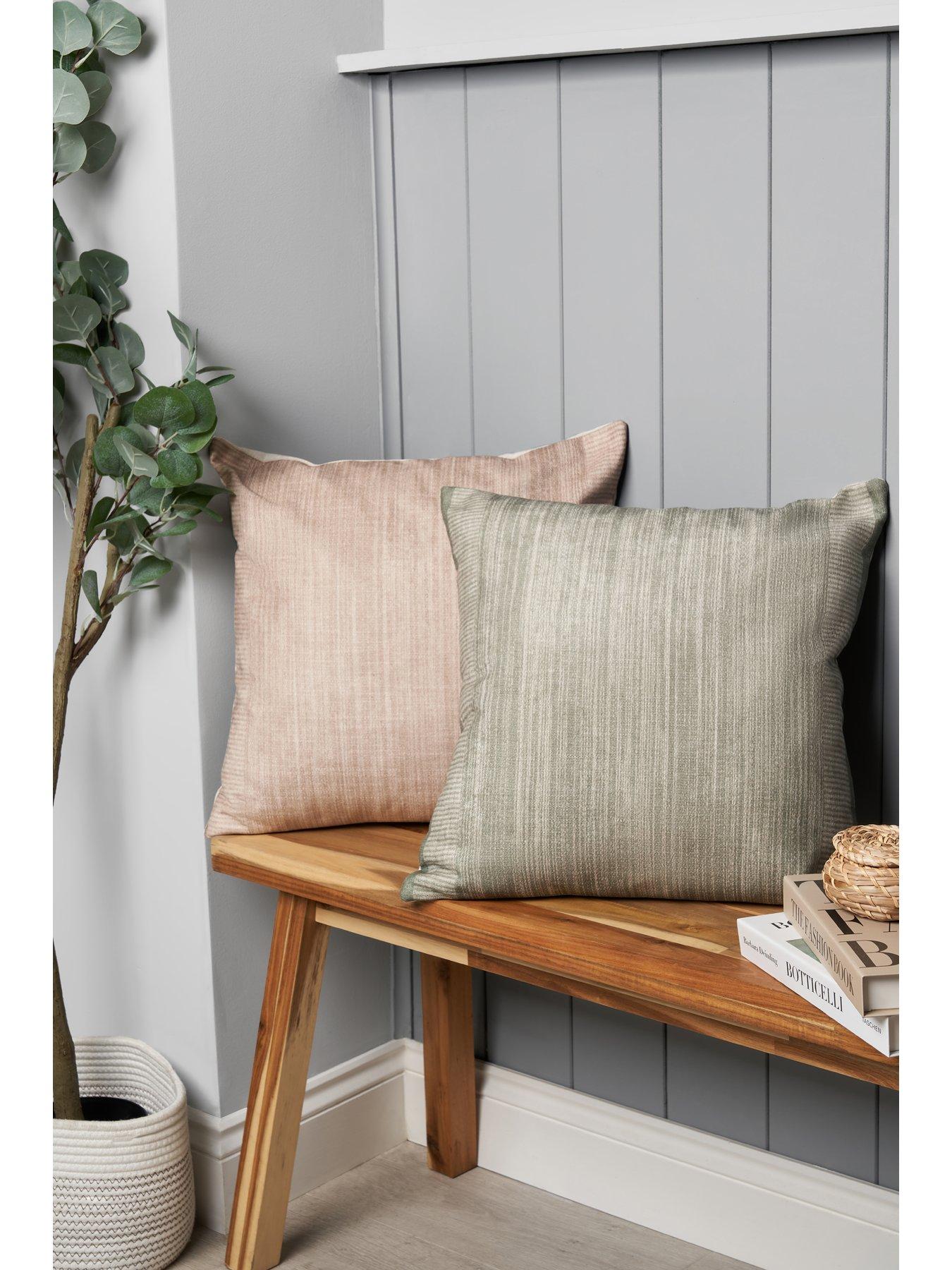 Image 4 of 6 of The Very Collection Rainfall Stripe Cushion