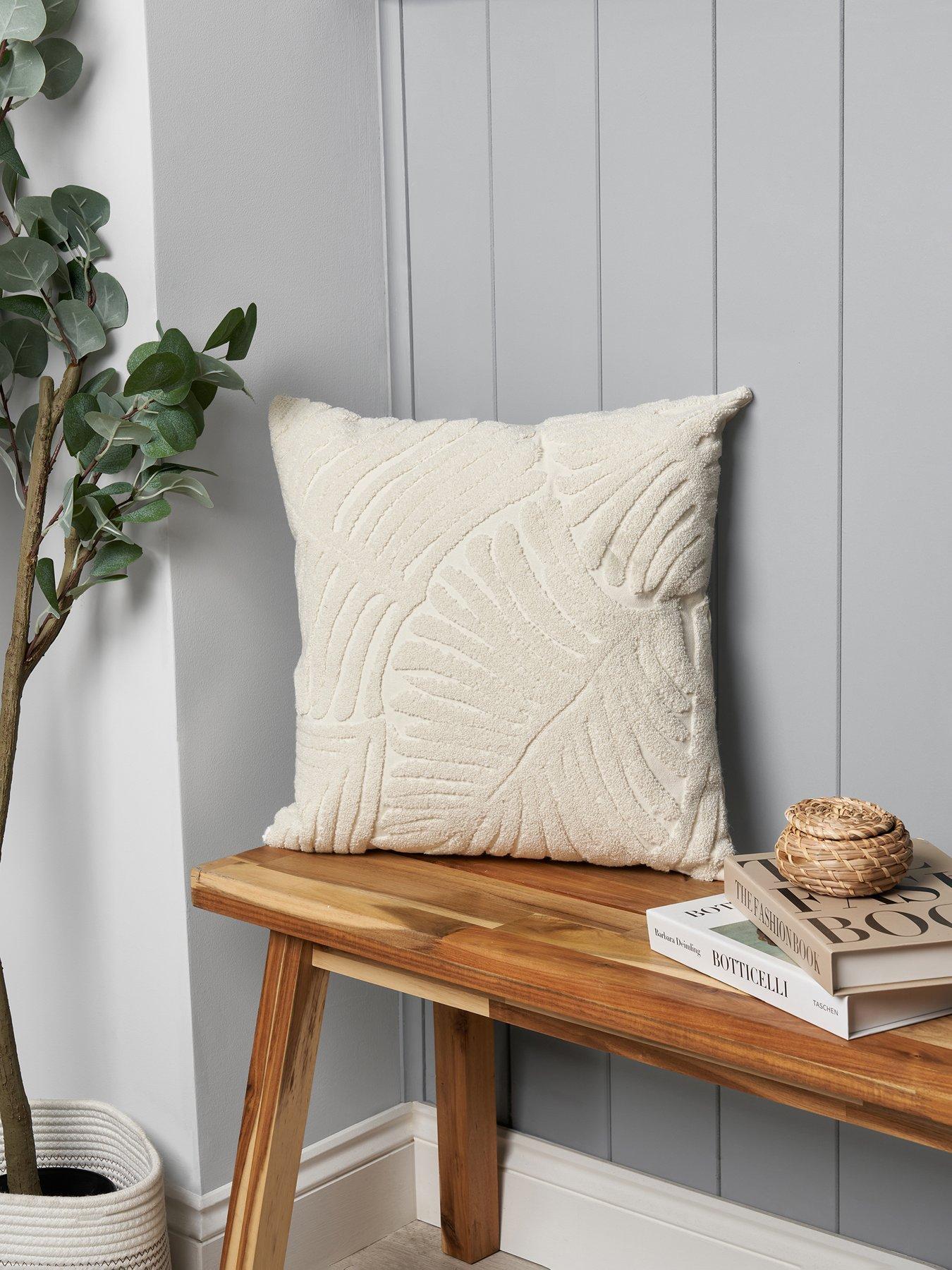 Image 1 of 4 of The Very Collection Palm Leaf Cushion