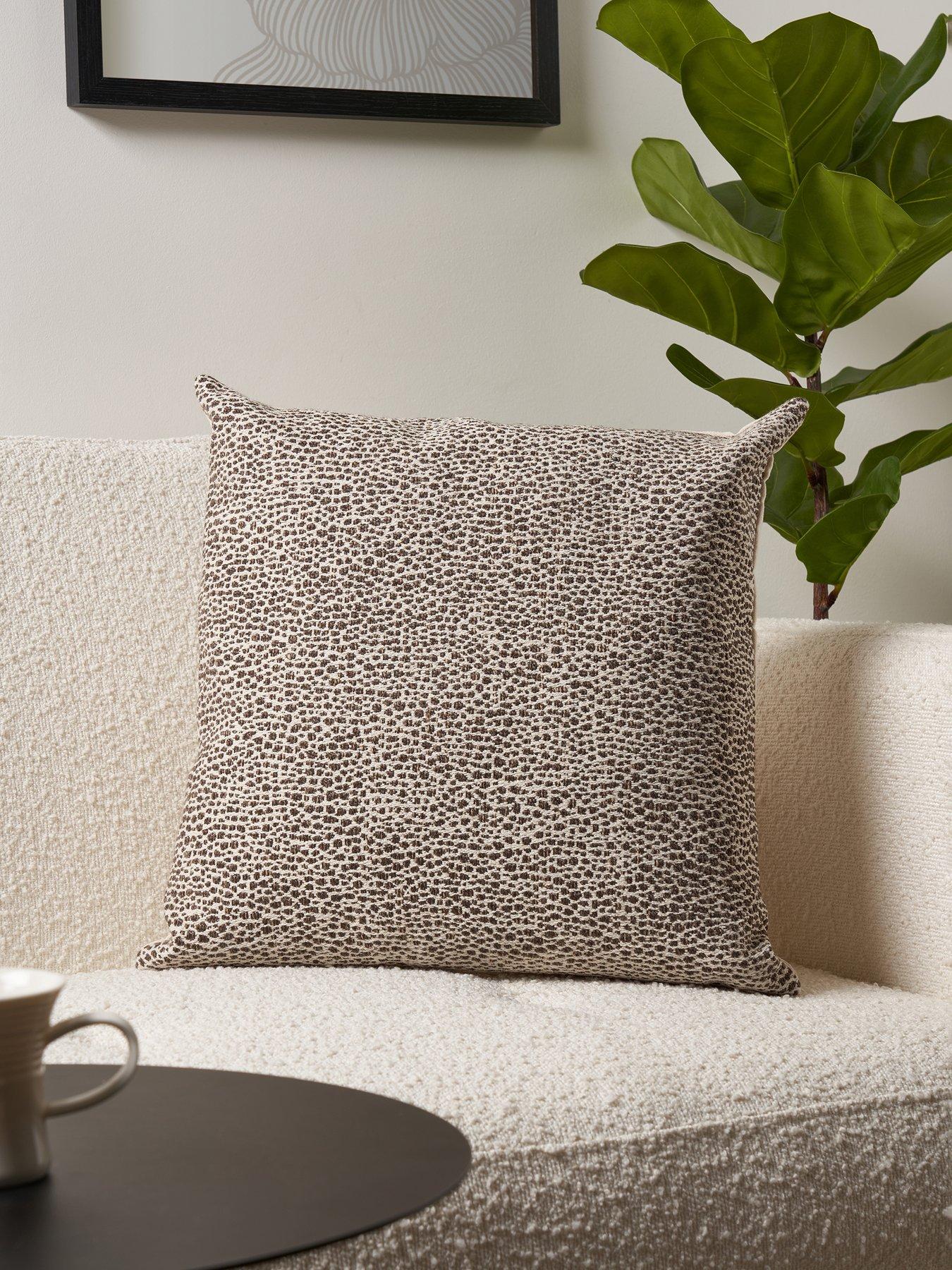 Image 1 of 5 of The Very Collection Woven Leopard Cushion