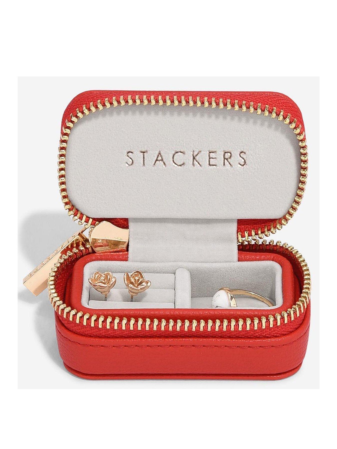 Stackers Red Petite Travel Jewellery Box