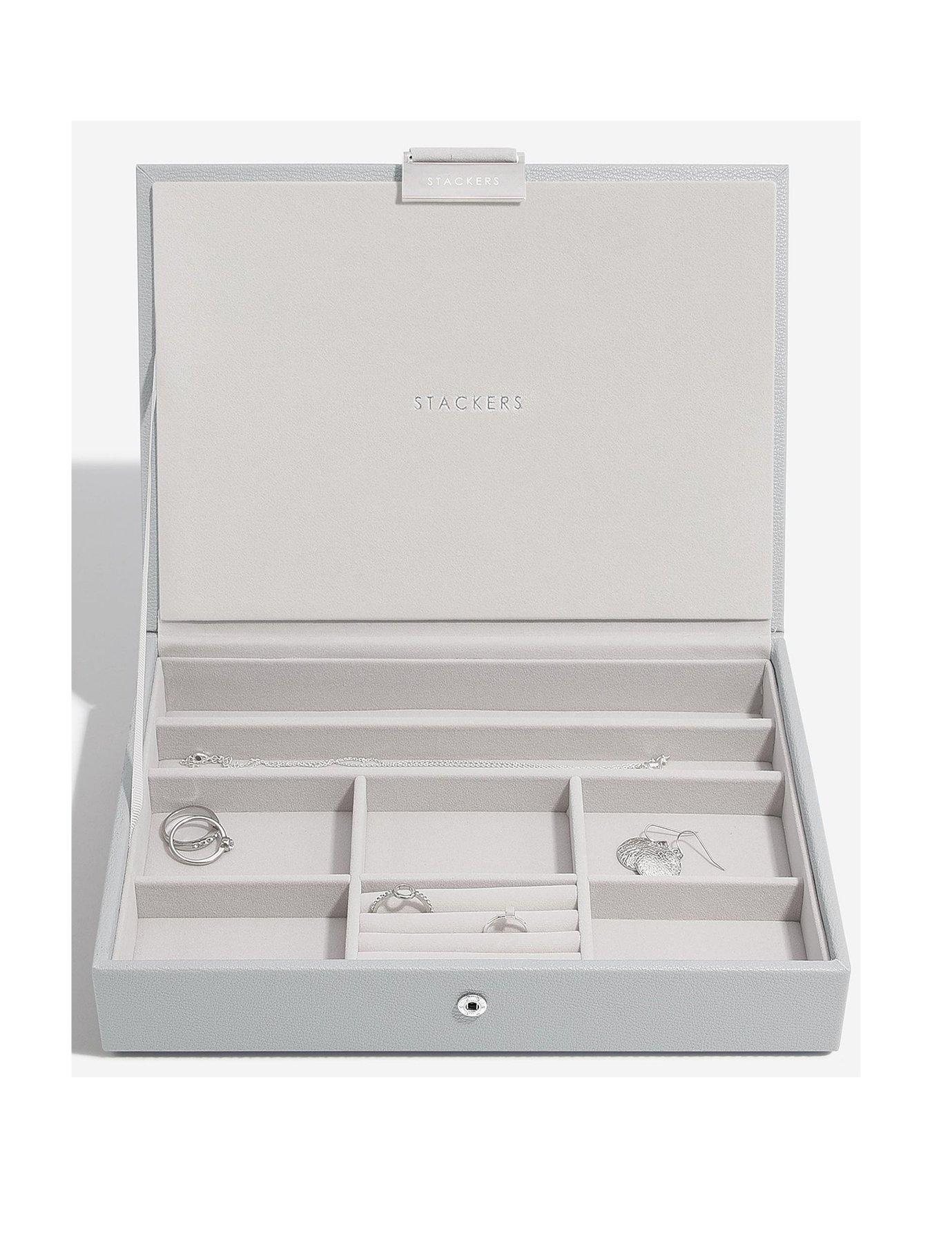 Stackers Pebble Grey Classic Jewellery Box Lid