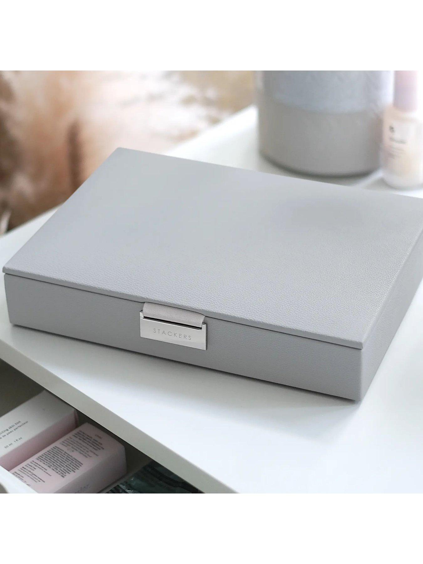 Image 3 of 3 of Stackers Pebble Grey Classic Jewellery Box Lid
