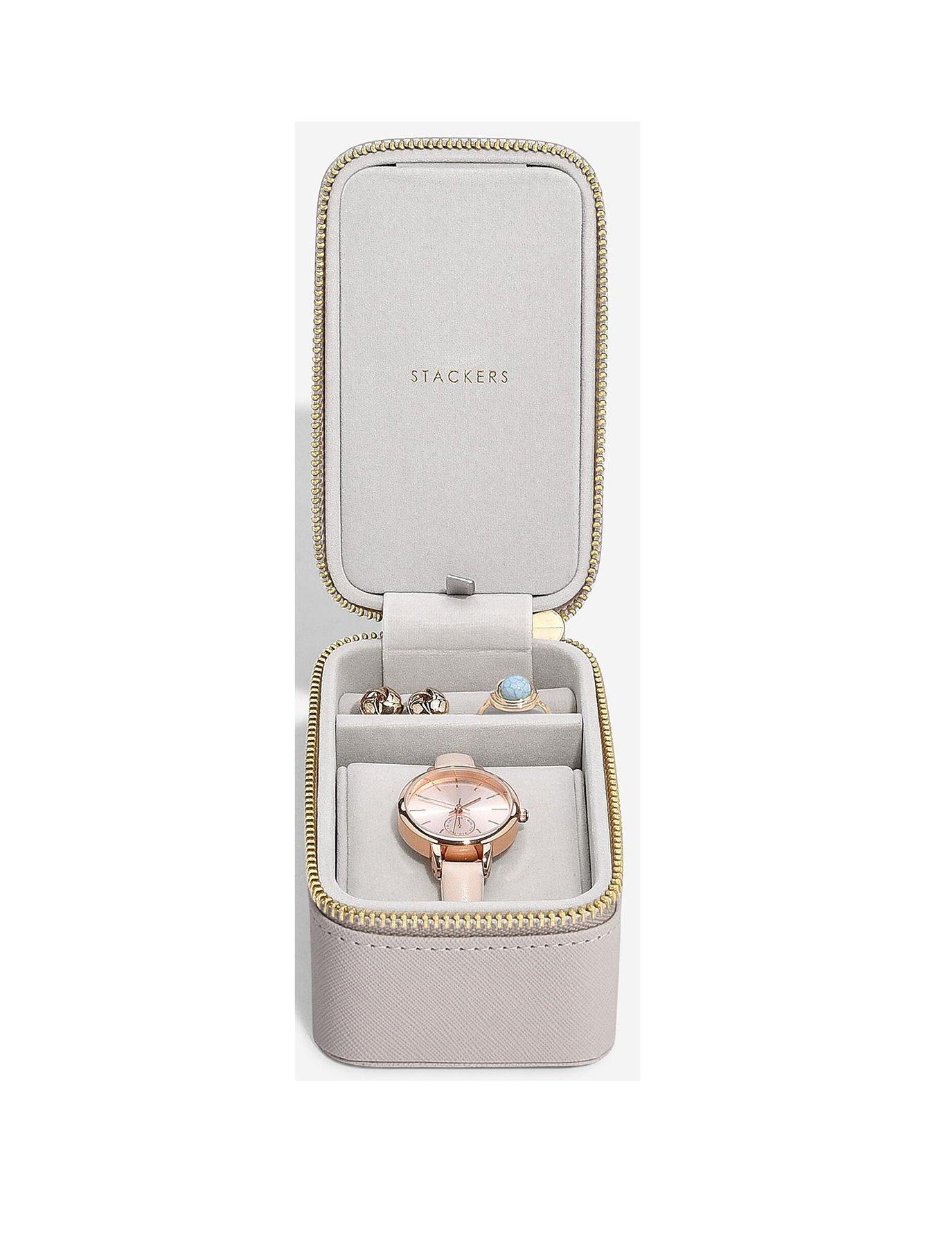 undefined Taupe Jewellery & Watch Box