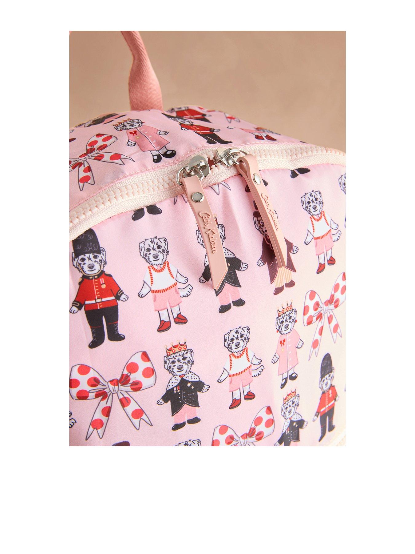 Image 2 of 3 of Cath Kidston London Dogs Print Foldaway Backpack - Pink