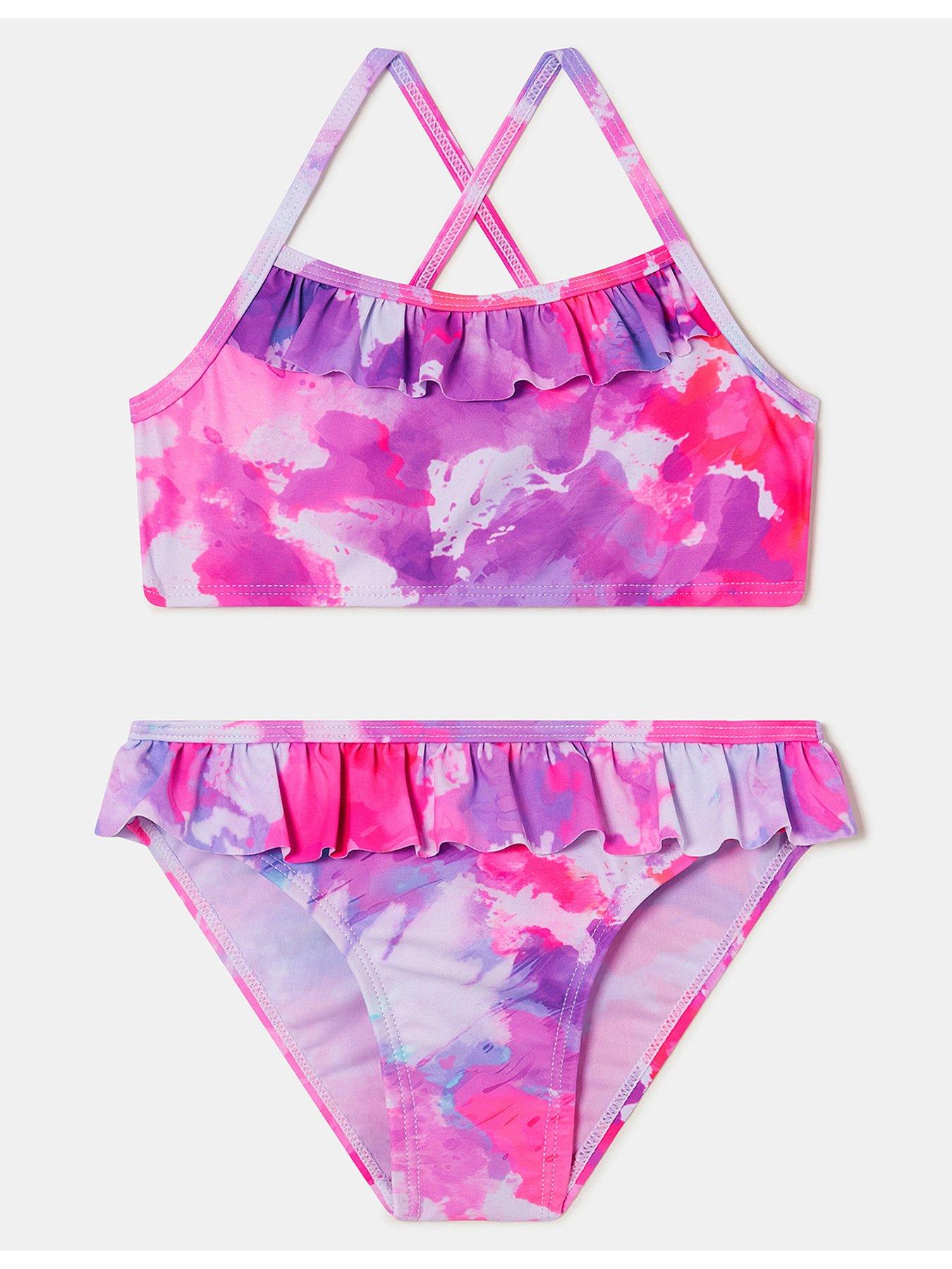 undefined Girls Tie Dye Bikini - Multi