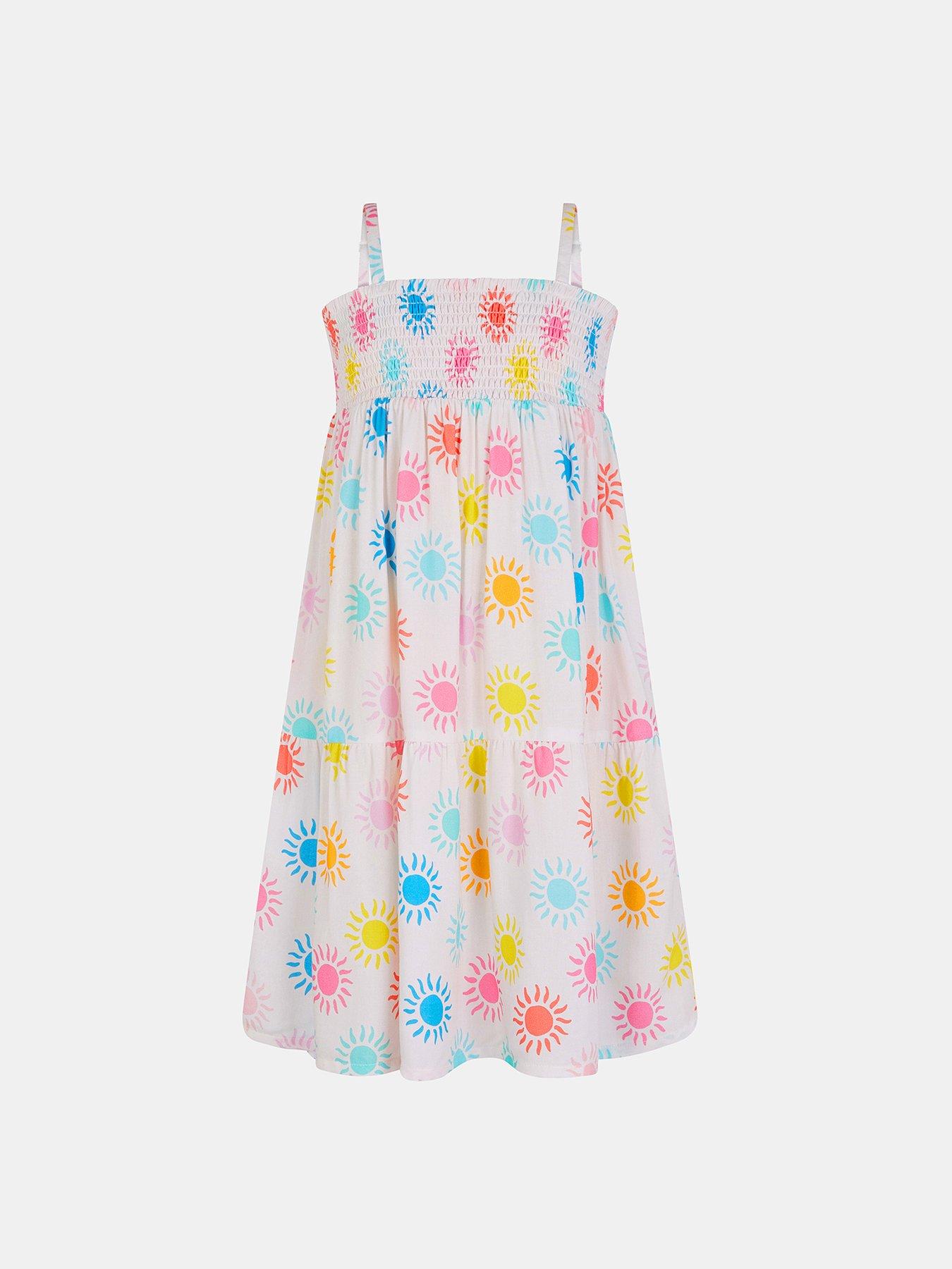 undefined Girls Sunshine Print Dress - Multi