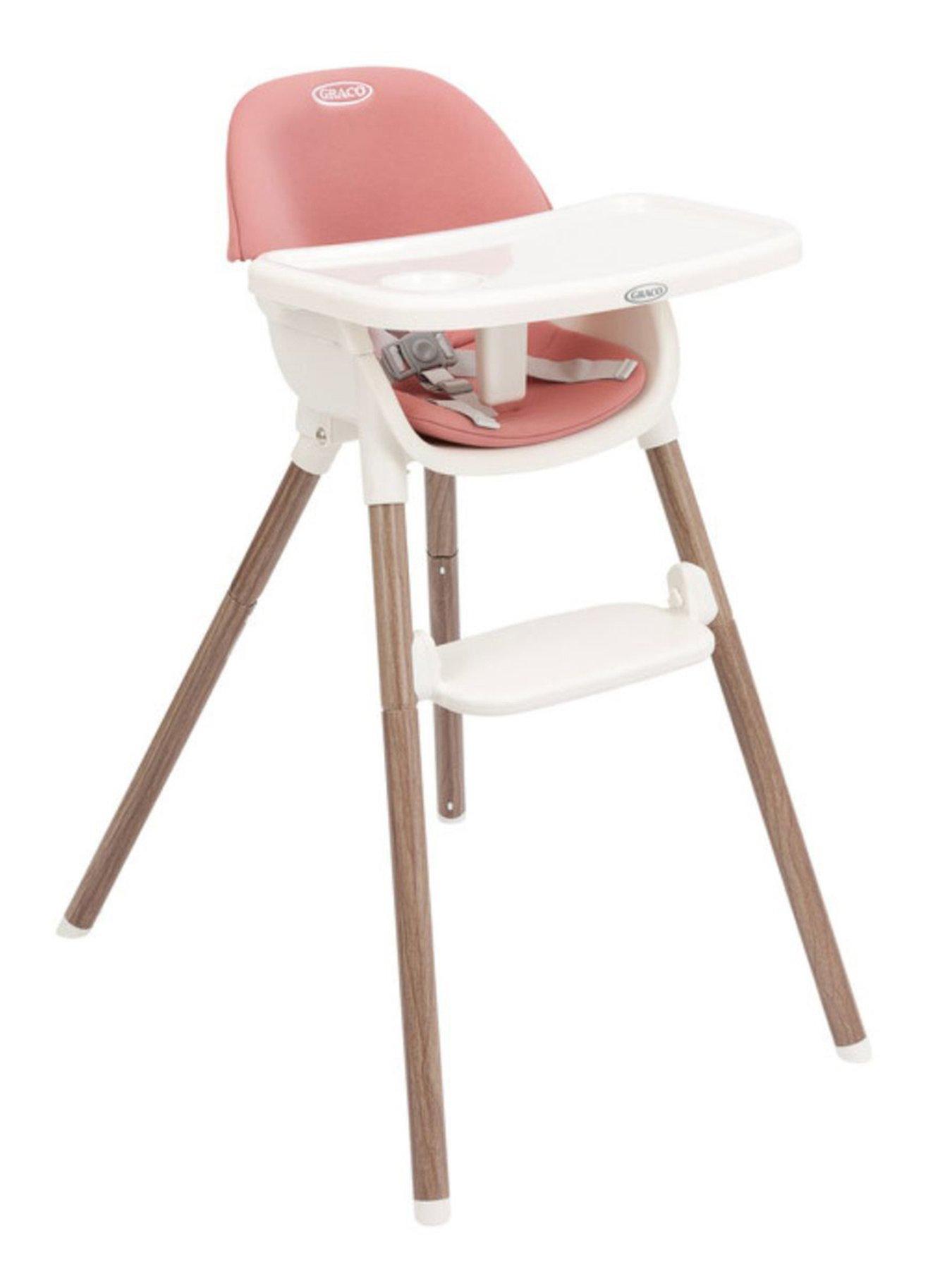 Image 1 of 8 of Graco Presti 3-in-1 Highchair - Dusty Rose