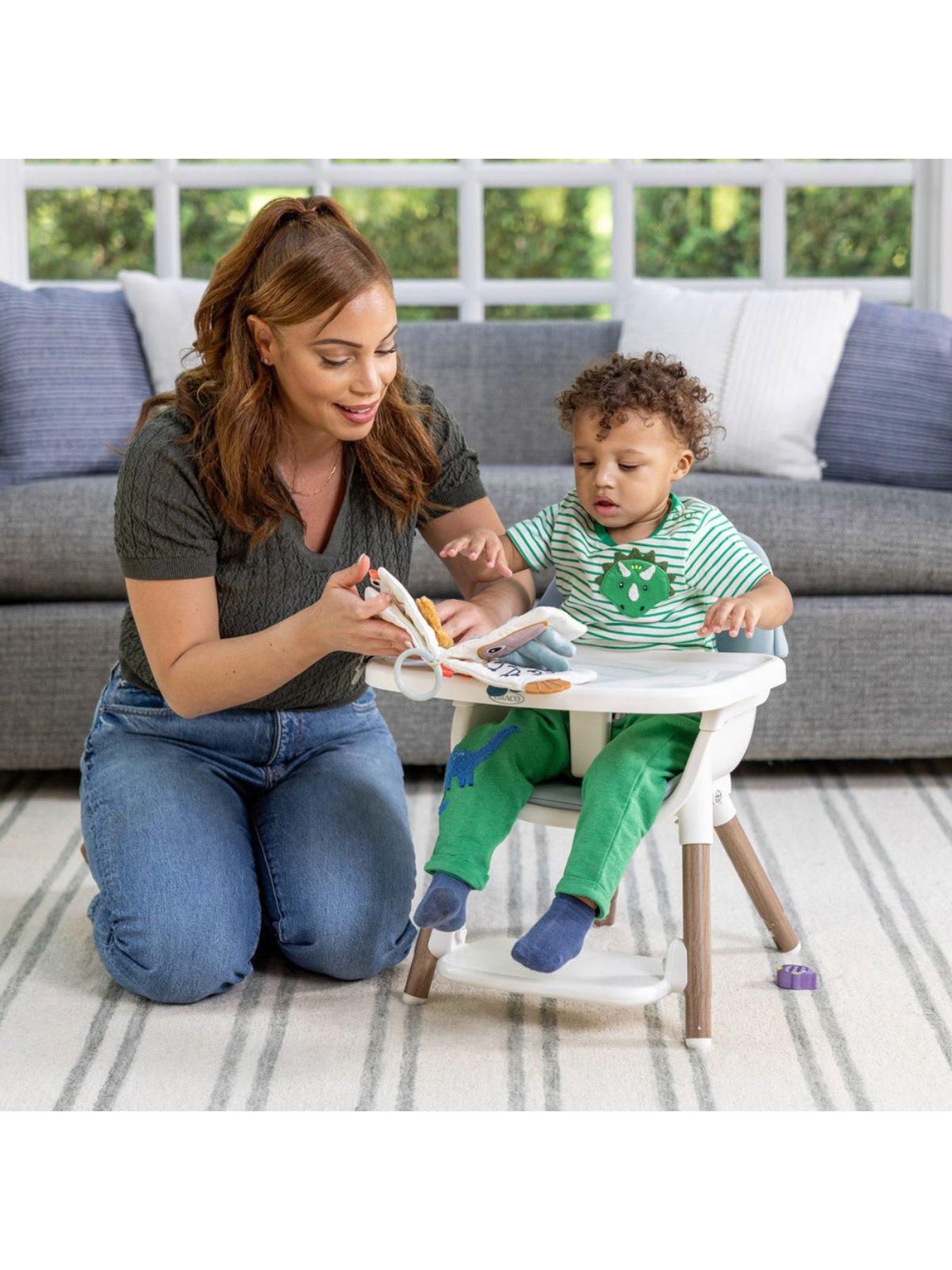 Image 4 of 8 of Graco Presti 3-in-1 Highchair - Dusty Rose