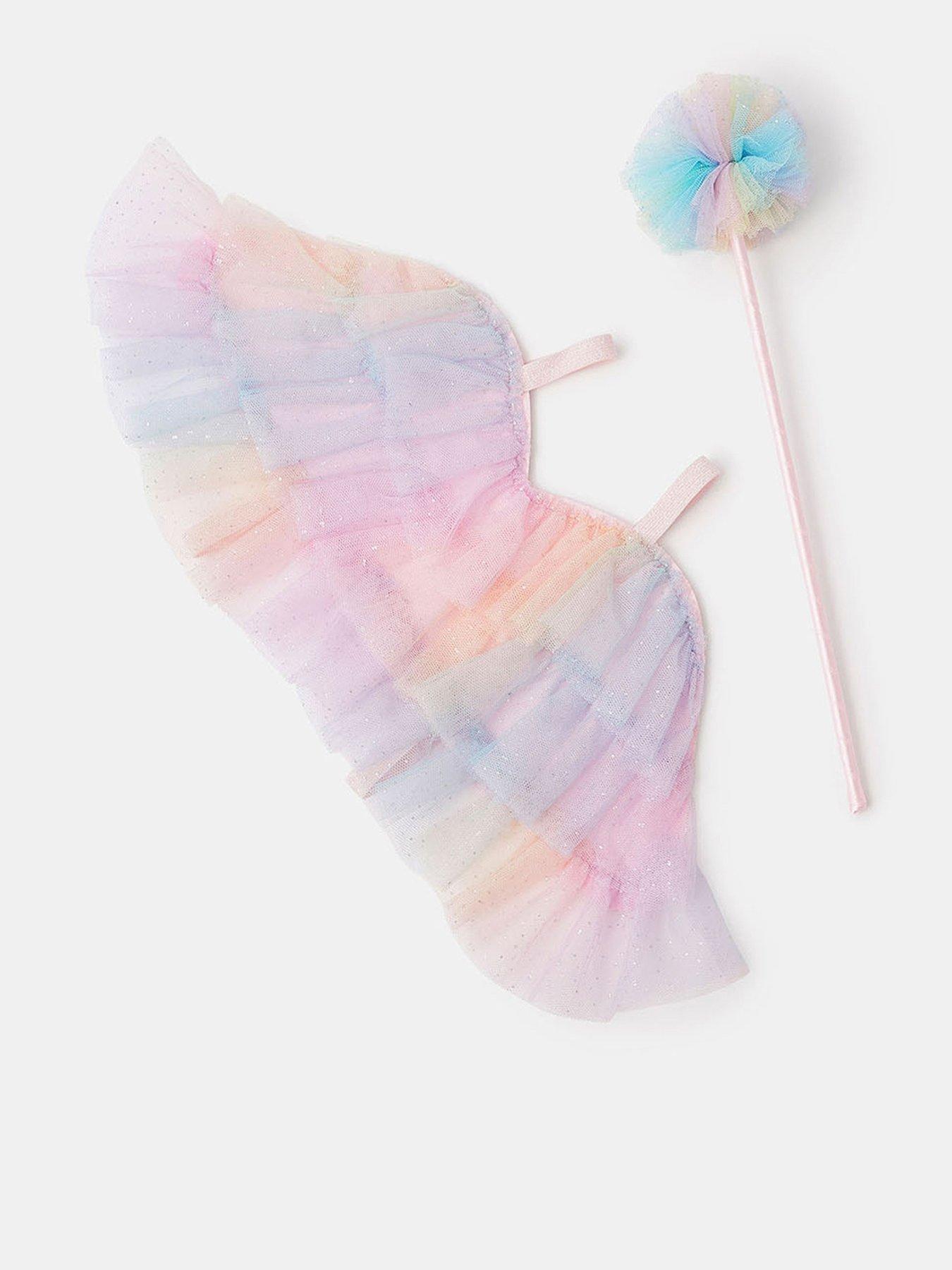 Accessorize Girls Ombre Frill Wing Set - Multi