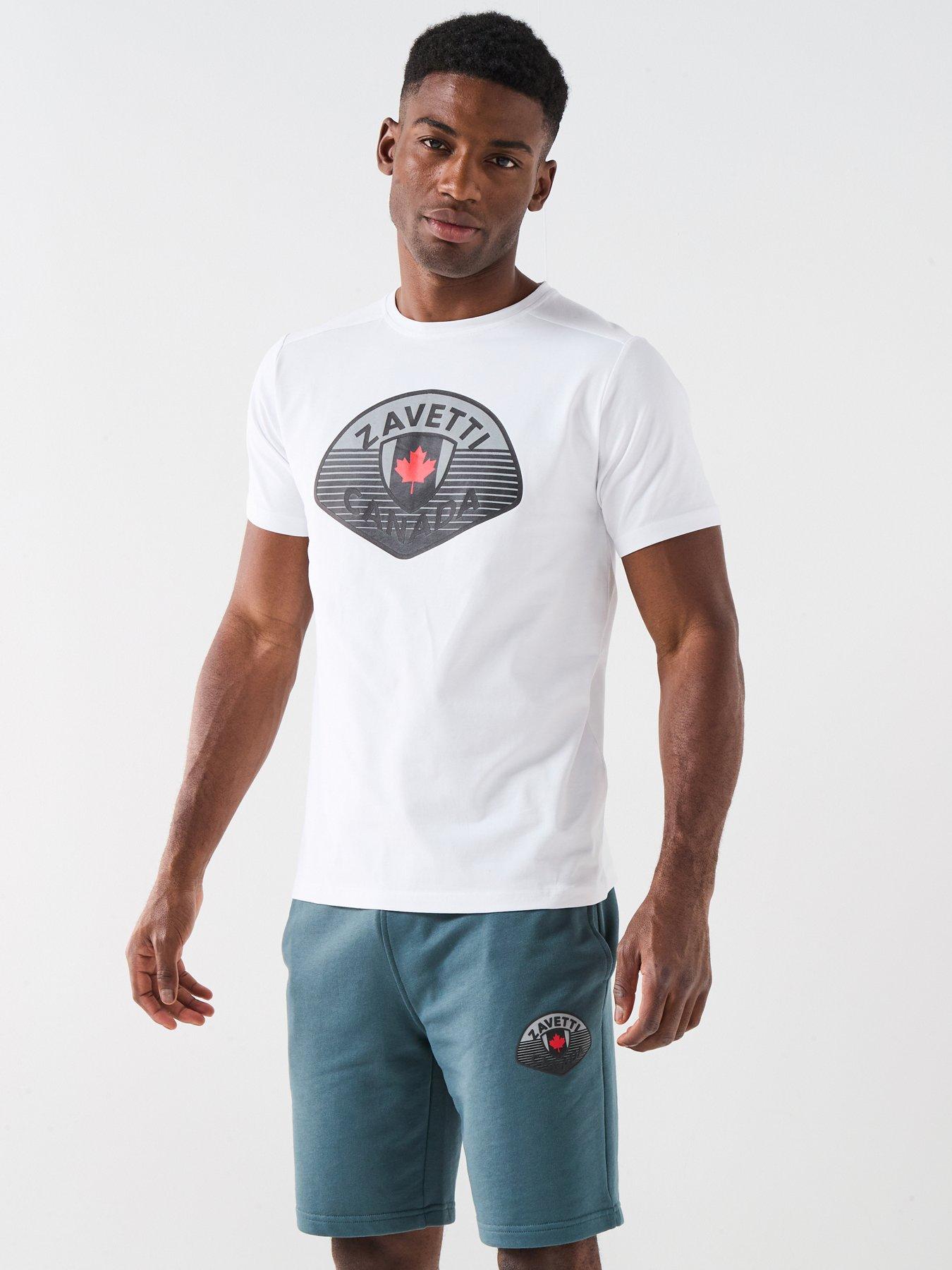 undefined Botticini Classic Large Logo T-Shirt And Loopback Short Set - White