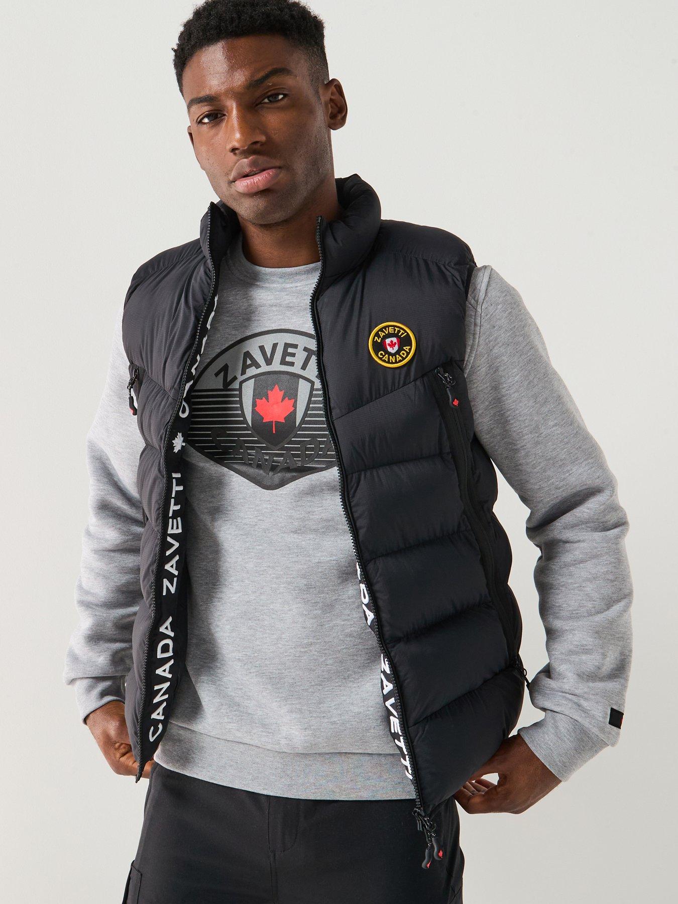 Zavetti Canada Malvini Padded Gilet Black Very