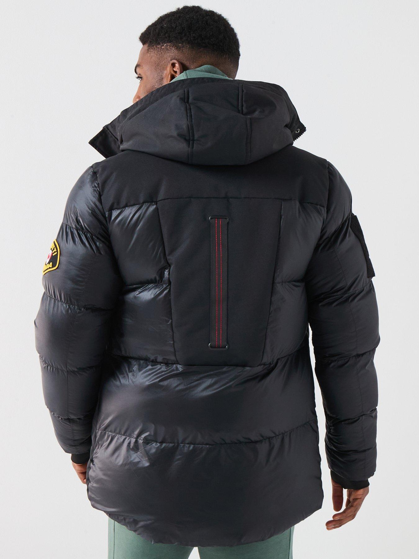 Zavetti Canada Mantio Duo Shine Padded Parka Coat - Black | Very
