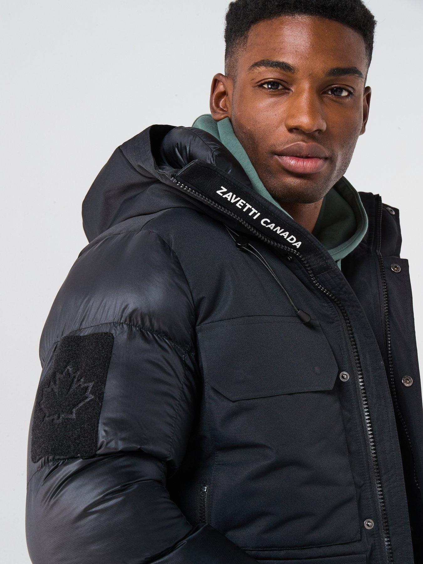 Zavetti Canada Mantio Duo Shine Padded Parka Coat - Black | Very