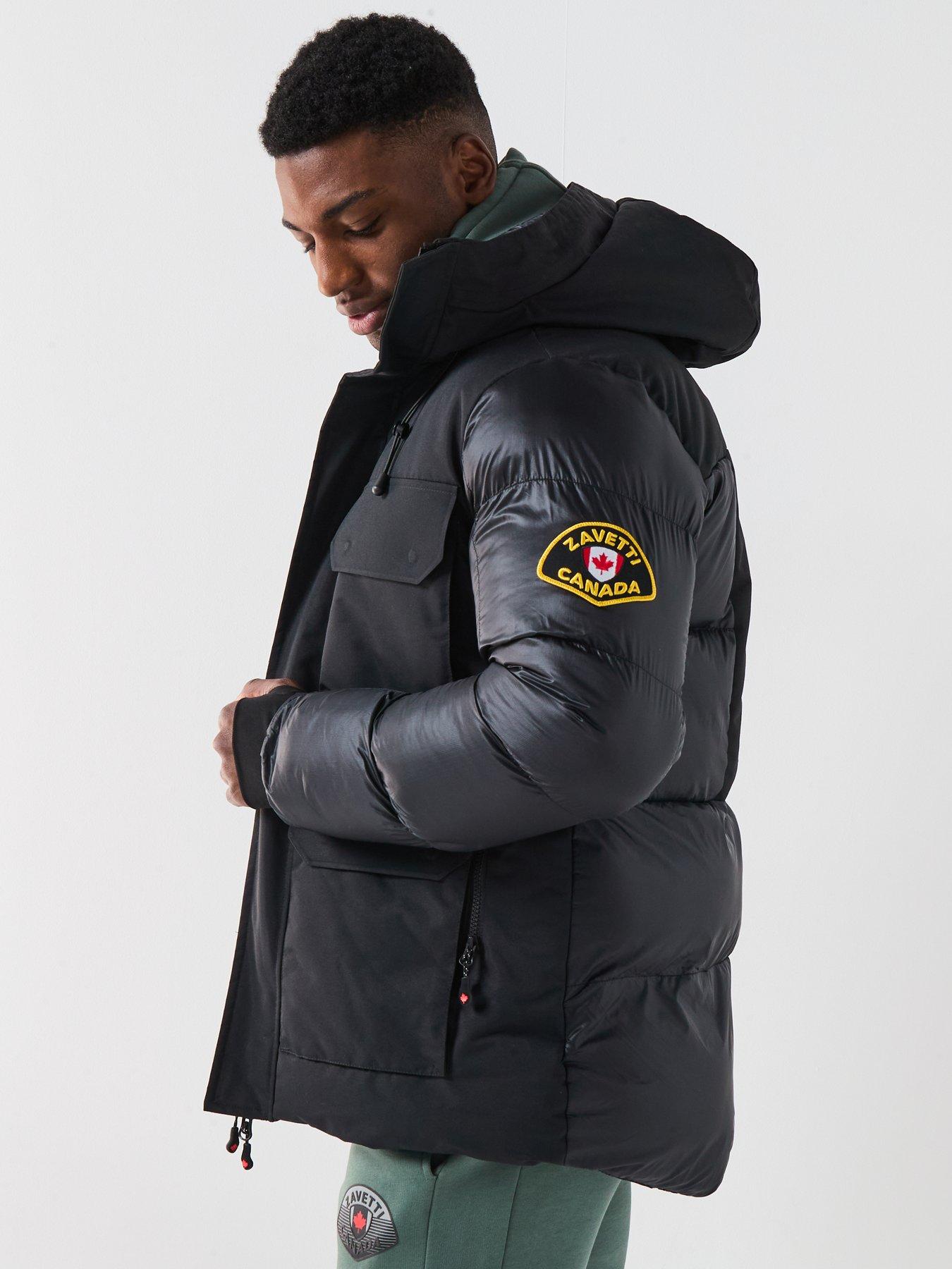 Zavetti Canada Mantio Duo Shine Padded Parka Coat - Black | Very