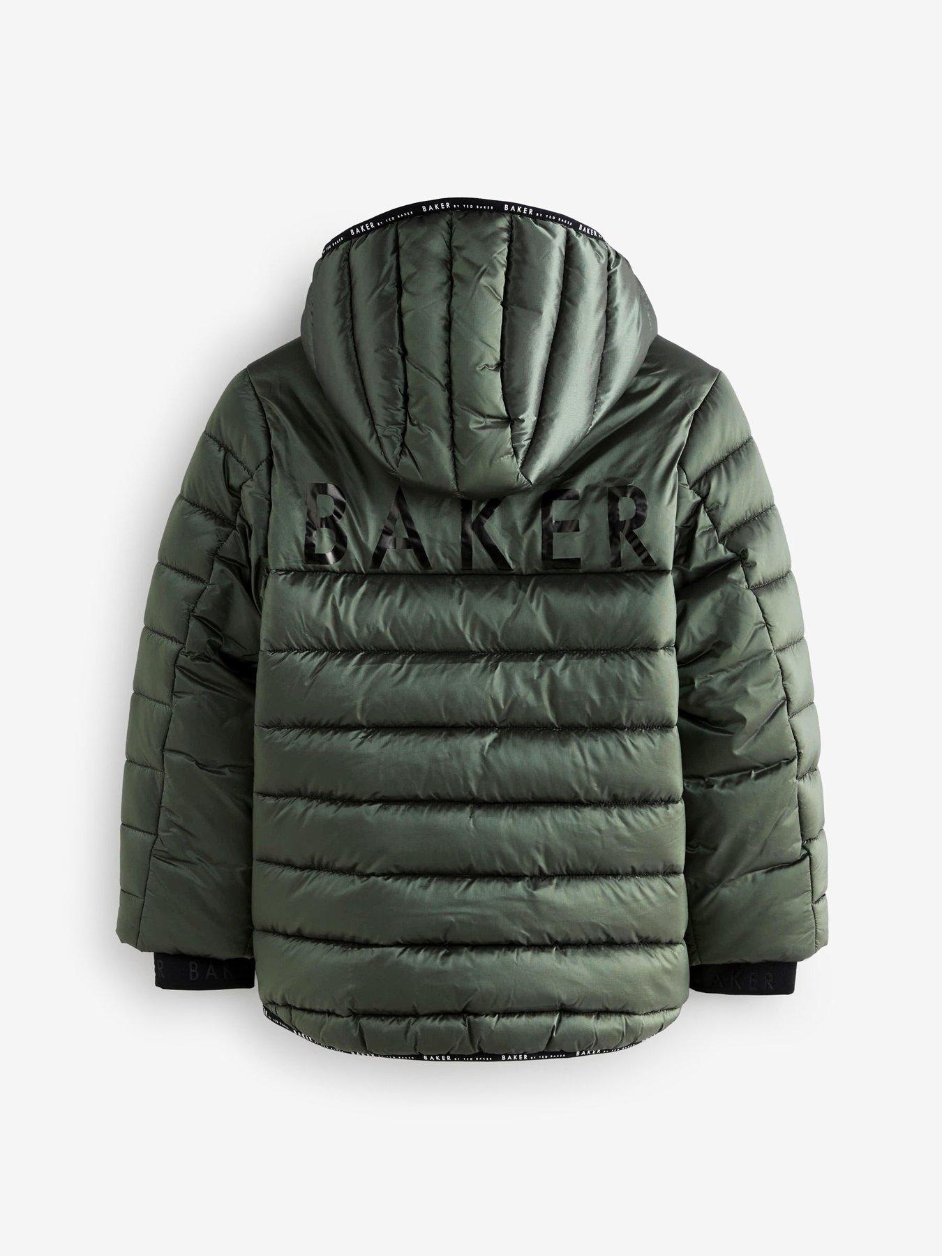 Ted Baker Boys Midweight Coat - Khaki Green | Very