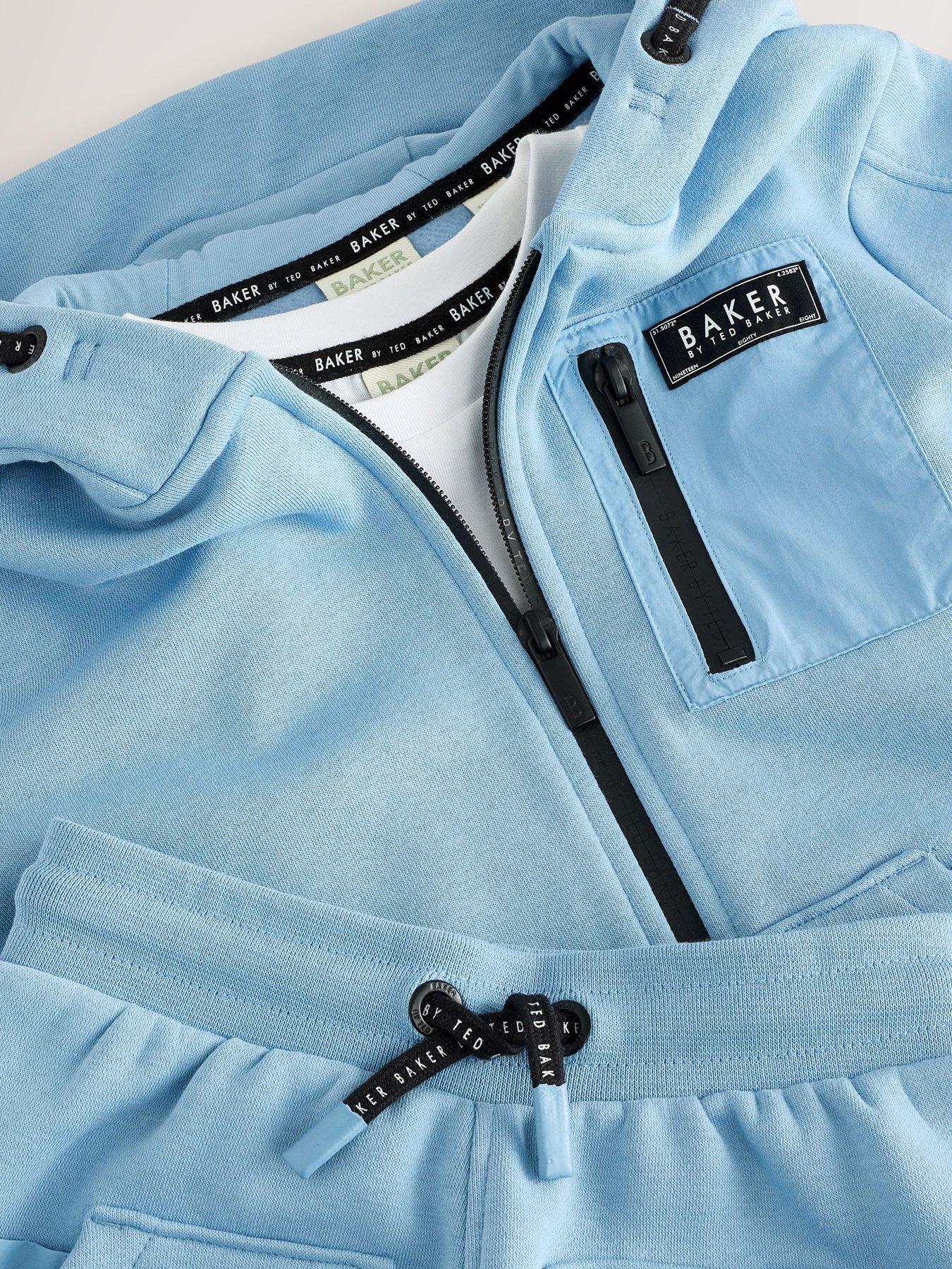 Image 6 of 6 of Ted Baker Boys Hoodie Set - Blue