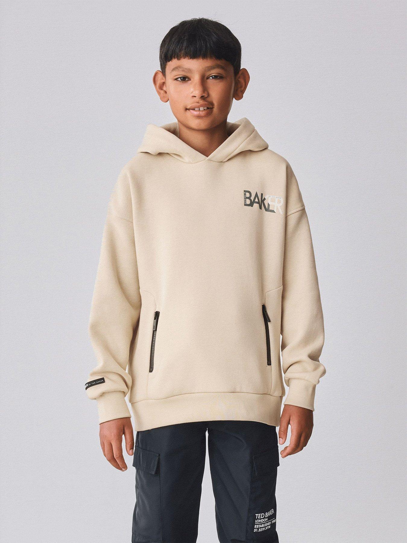 Image 1 of 6 of Ted Baker Boys Hoodie - Beige