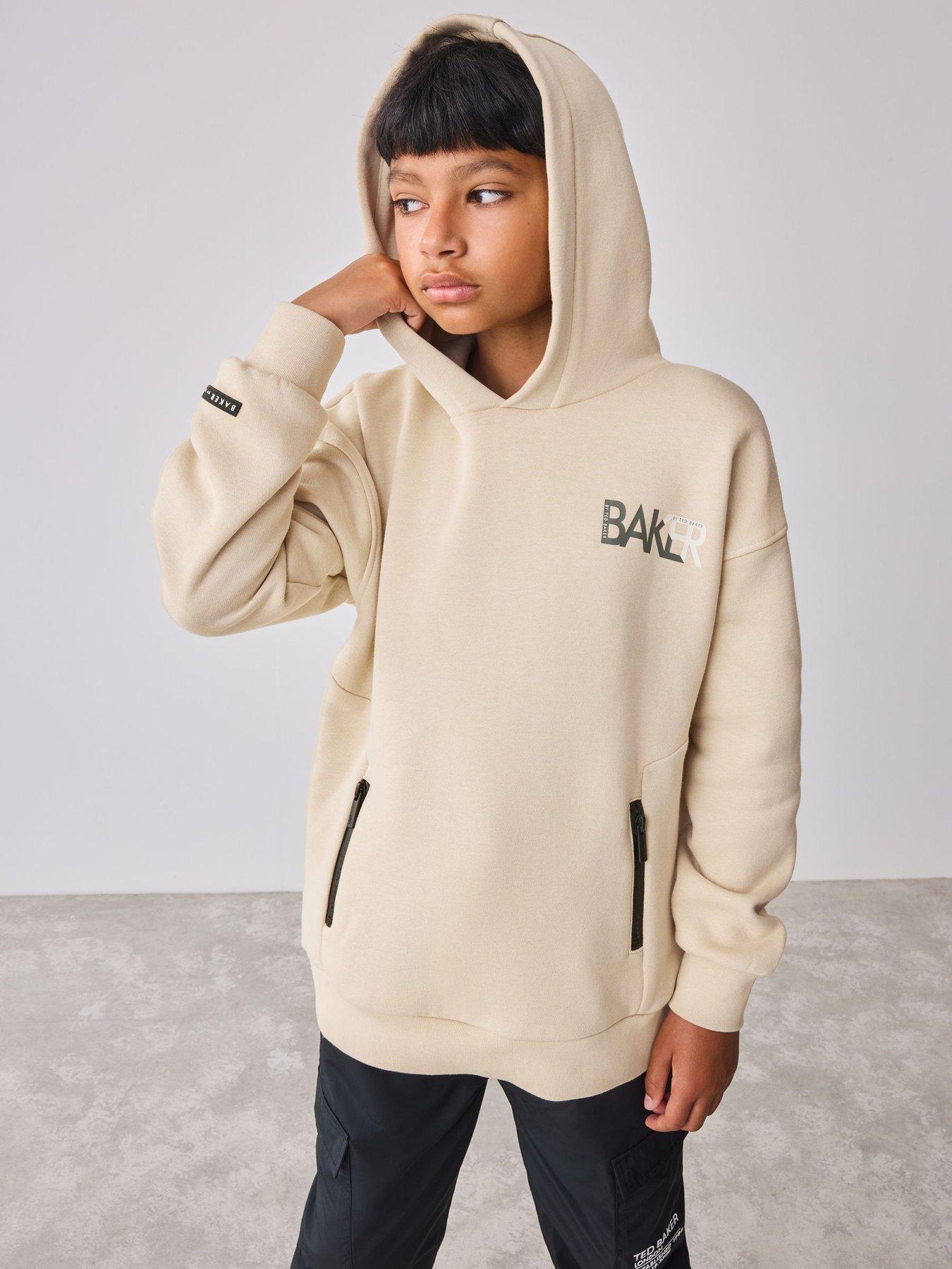 Image 3 of 6 of Ted Baker Boys Hoodie - Beige