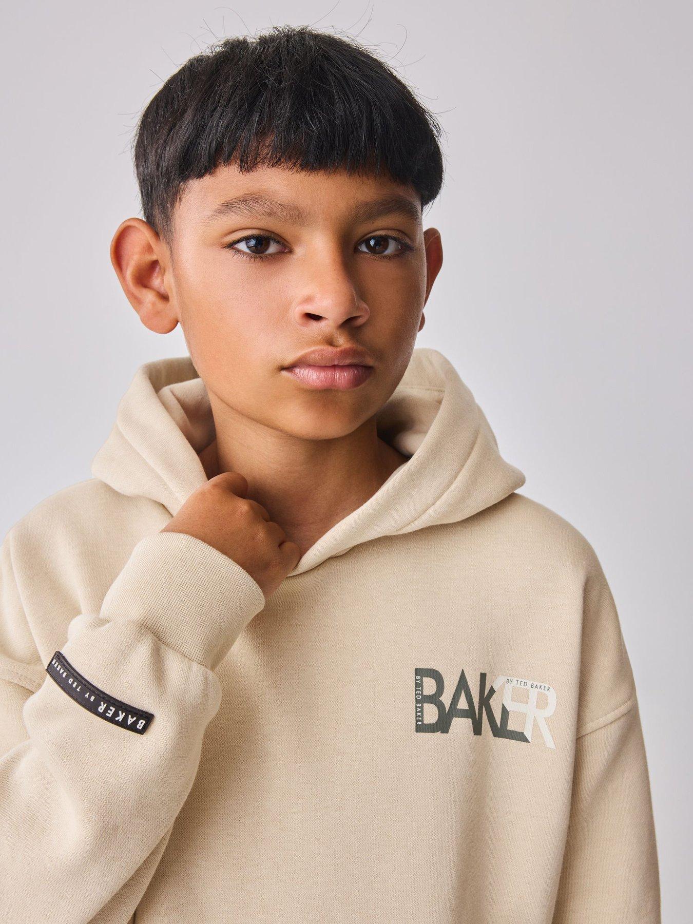Image 4 of 6 of Ted Baker Boys Hoodie - Beige
