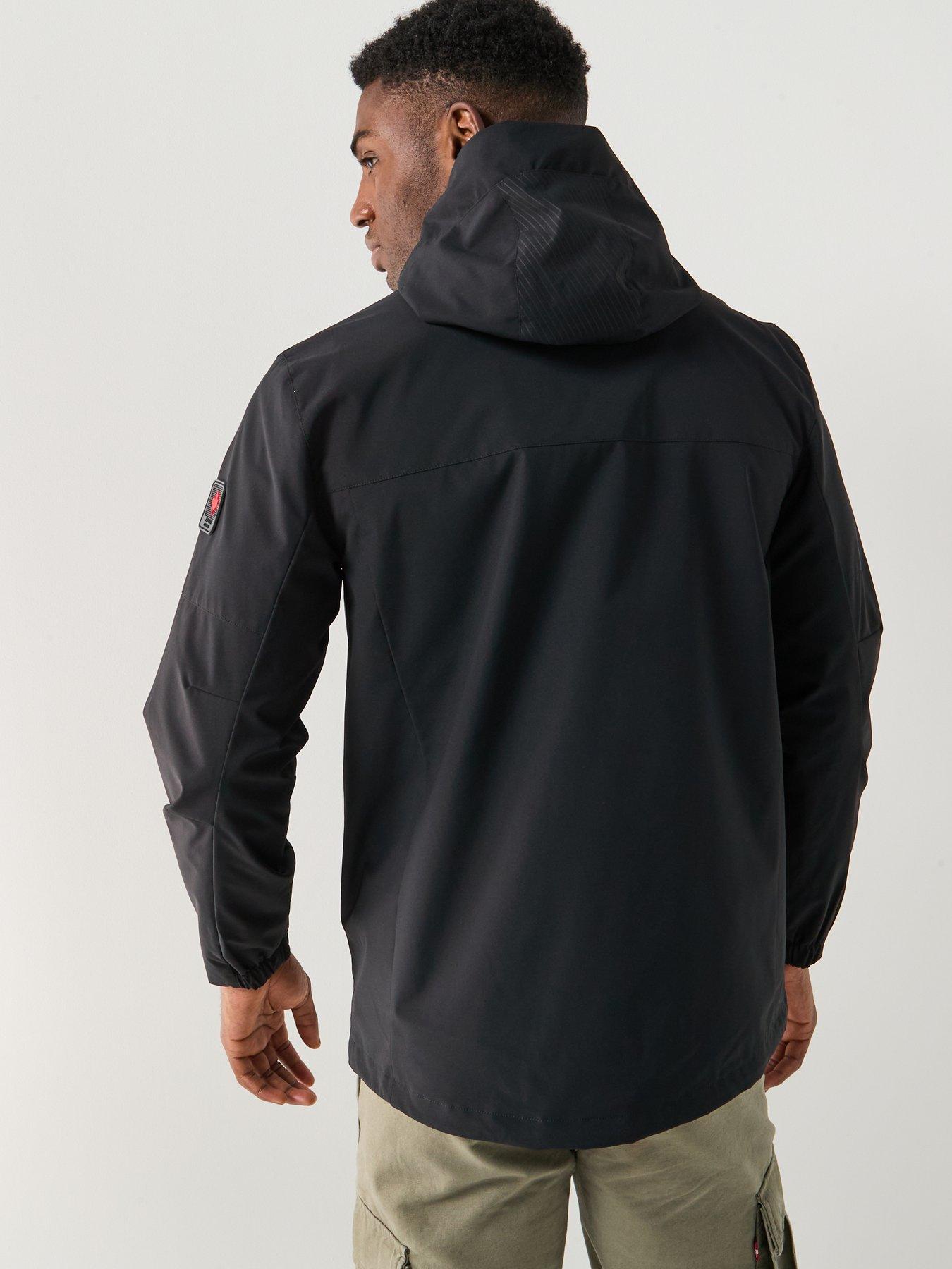 Zavetti Canada Sevillio Hooded Windbreaker Jacket - Black | Very