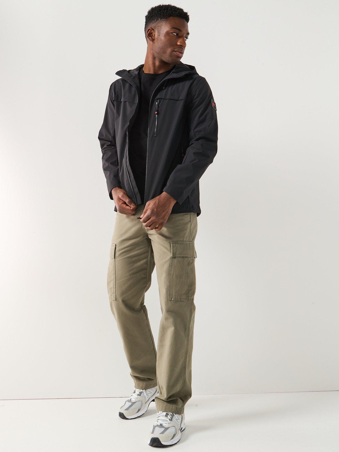 Zavetti Canada Sevillio Hooded Windbreaker Jacket - Black | Very
