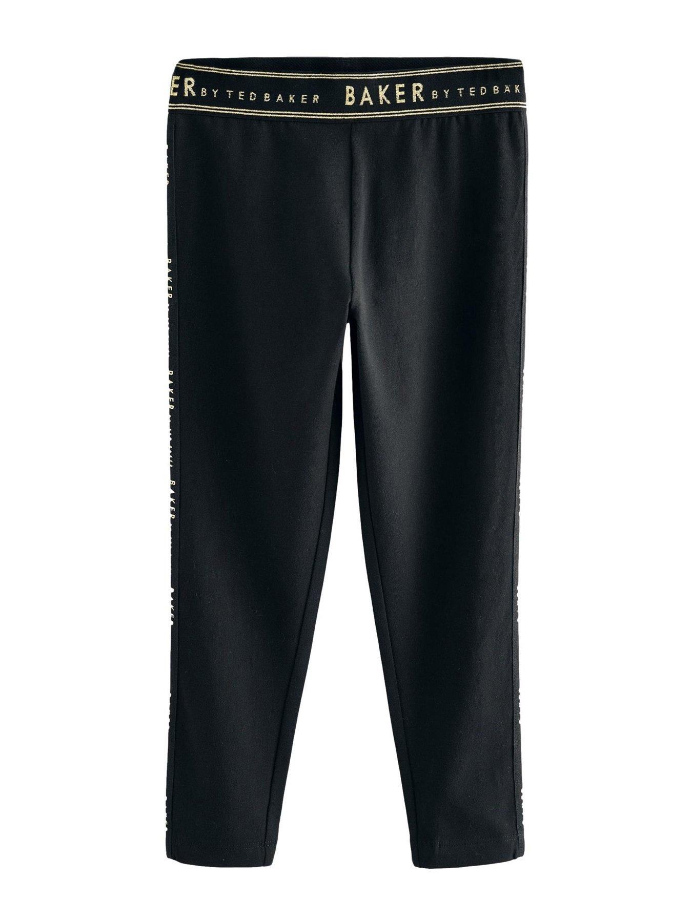 Image 2 of 6 of Ted Baker Older Girls 3 Pack Leggings - Black