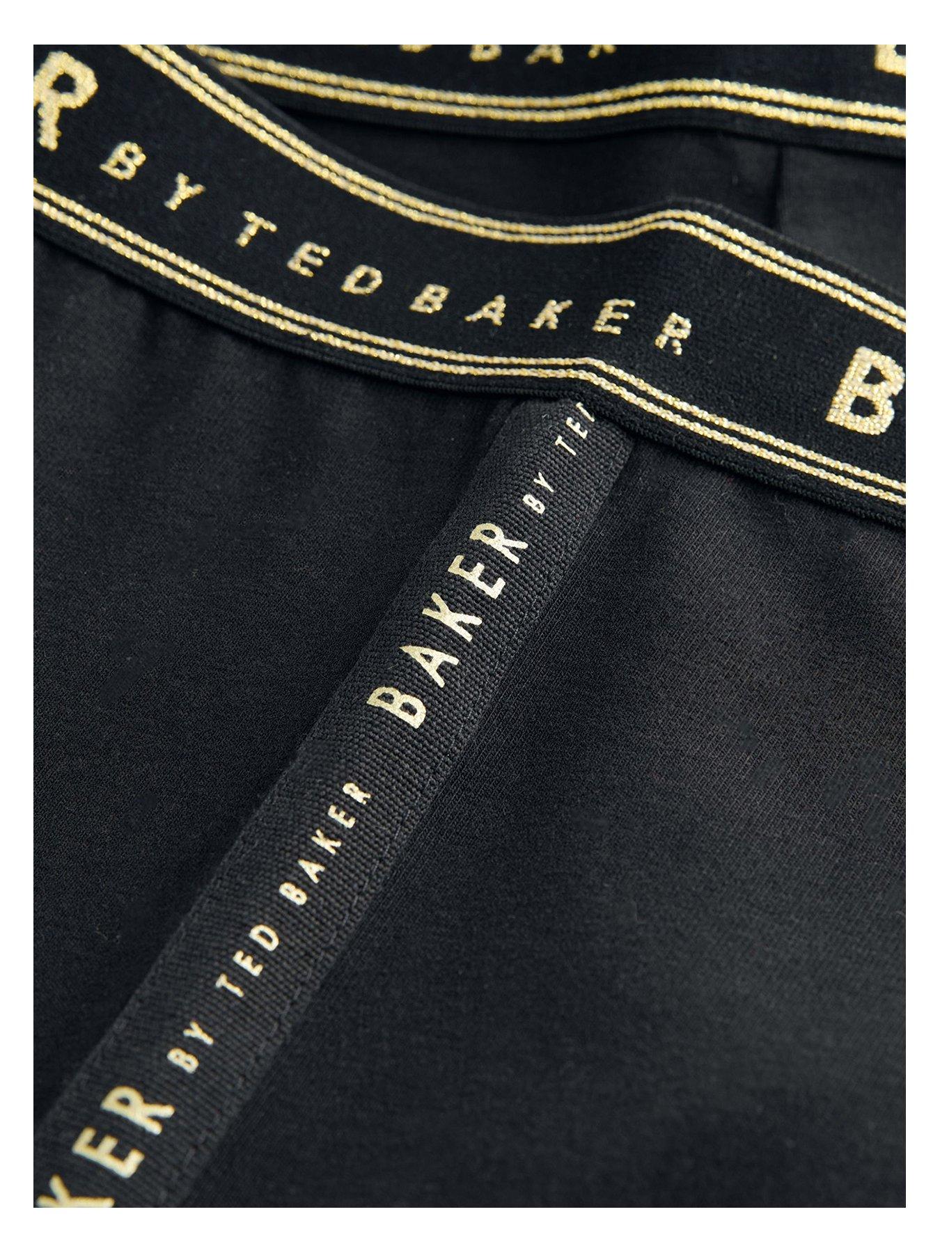 Image 3 of 6 of Ted Baker Older Girls 3 Pack Leggings - Black