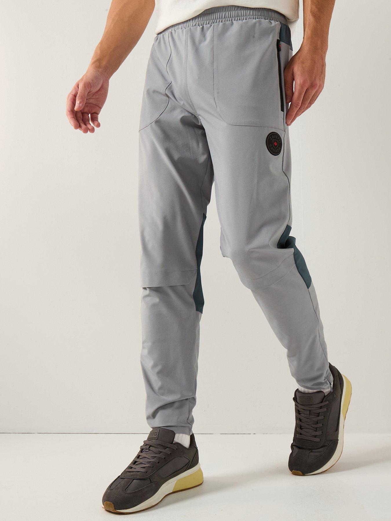 Zavetti Canada Verozo Woven Drawstring Trousers - Grey | Very