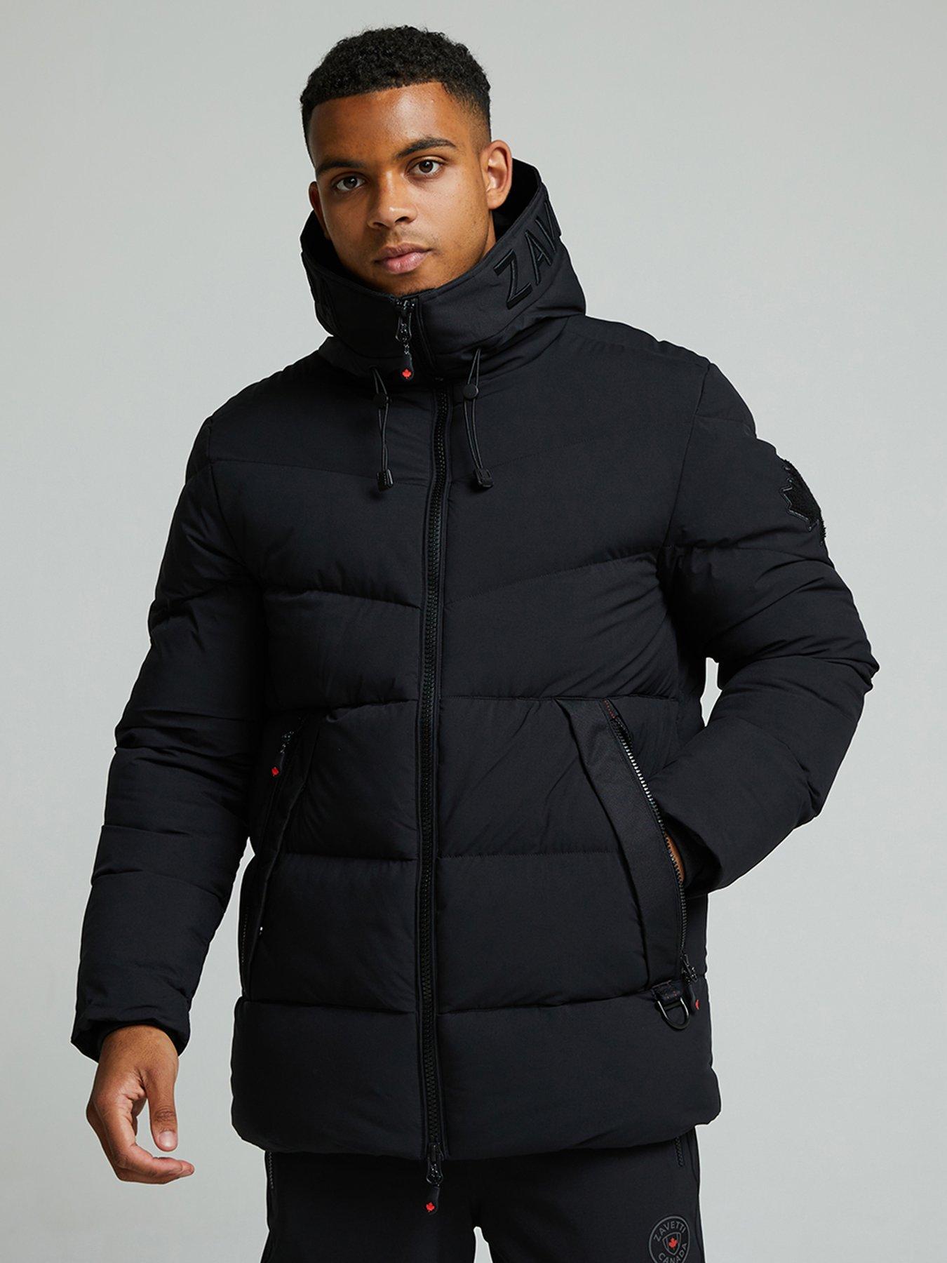 Zavetti Canada Zeoti Padded Parka Coat - Black