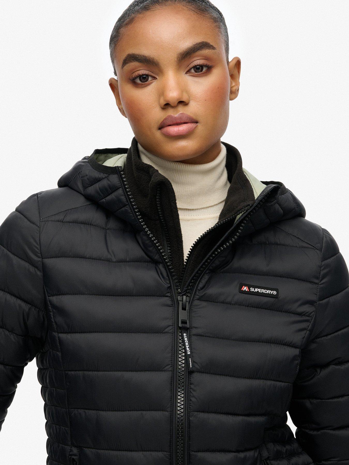 Veste Superdry Fuji Hooded Moyen Bleu Marine Femme Blue - Prêt-à-Porter