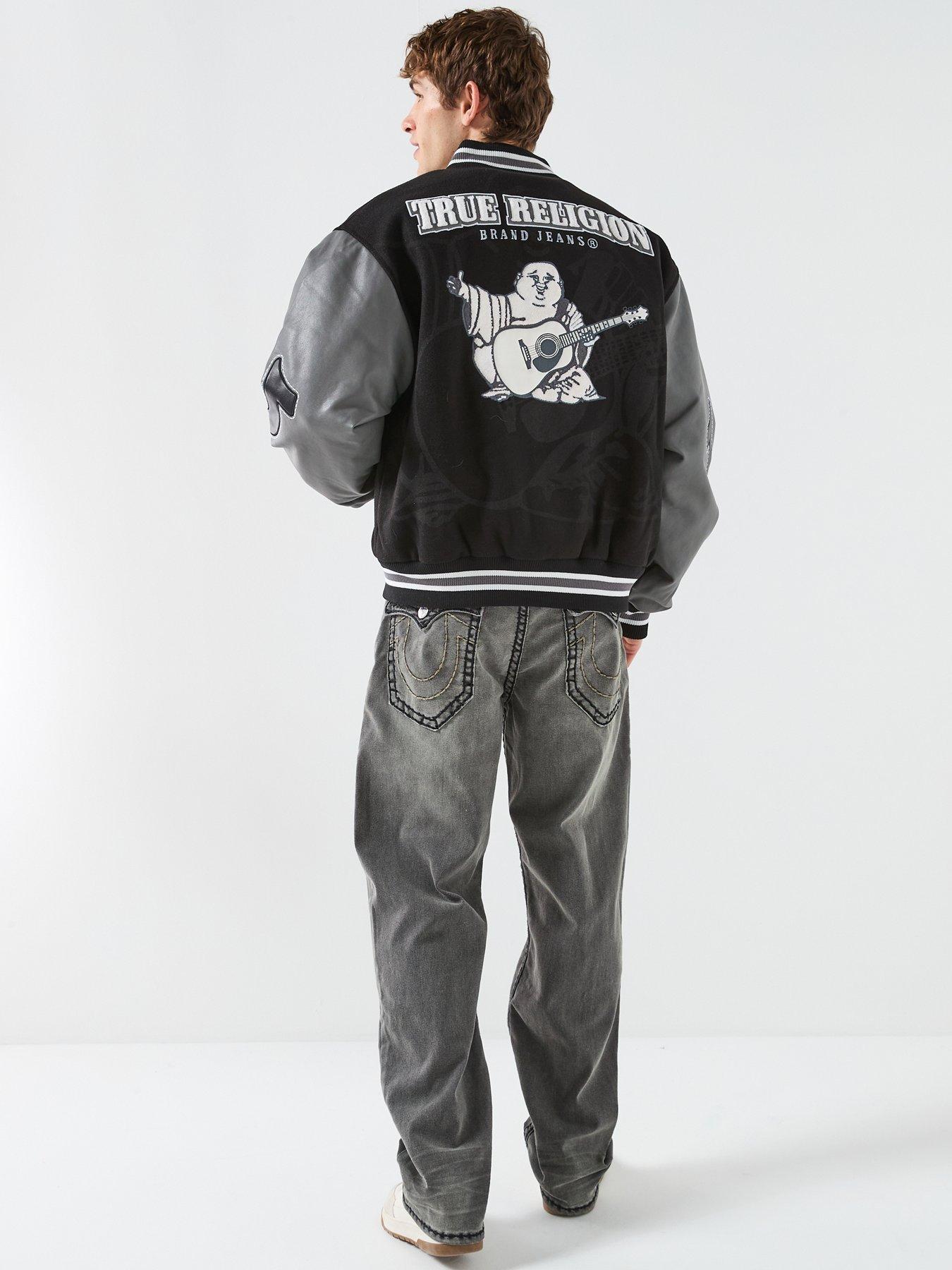 TRUE RELIGION Bobby Super T Baggy Fit Jeans - Grey | Very