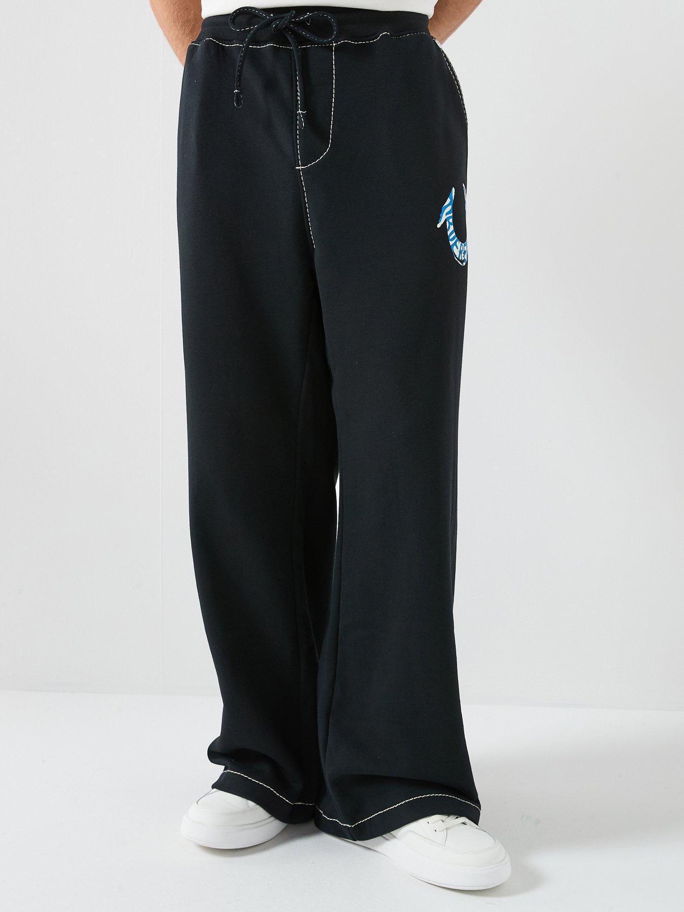 TRUE RELIGION Paint Patch Baggy Joggers - Black | Very