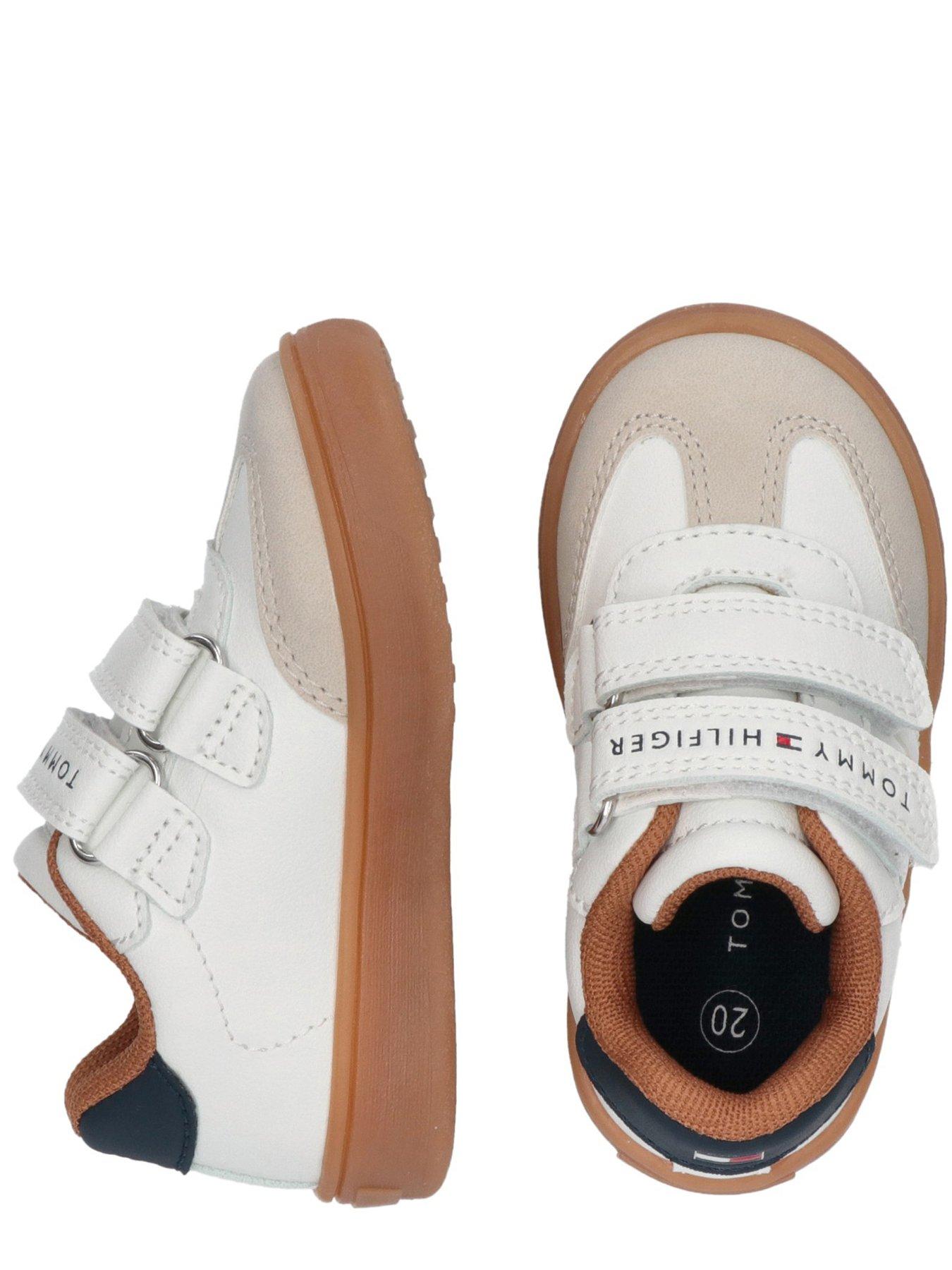 Image 5 of 5 of Tommy Hilfiger Boys Low Cut Velcro Sneaker - Beige
