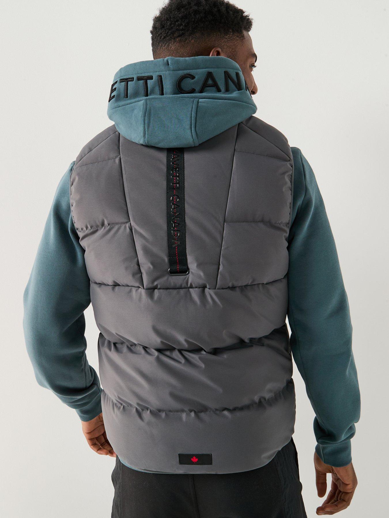 Zavetti Canada Novallini Padded Gilet Dark Grey Very
