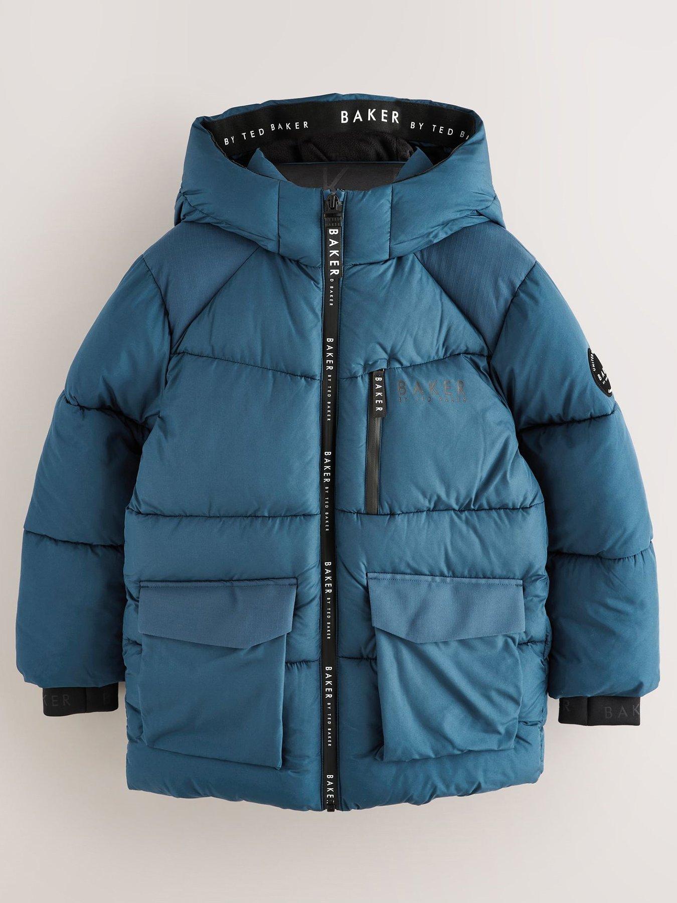 undefined Boys Midlength Coat - Blue