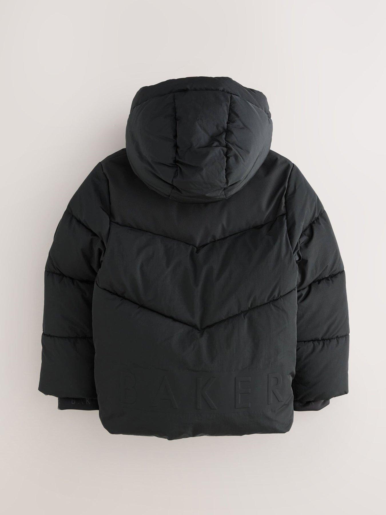 Image 5 of 7 of Ted Baker Boys Back To School Coat - Black
