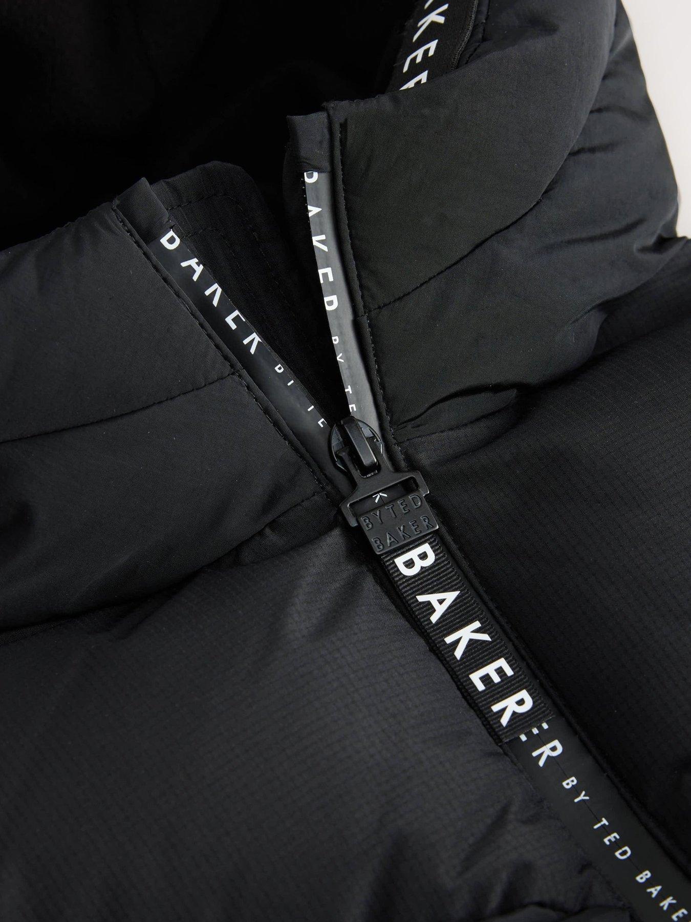 Image 6 of 7 of Ted Baker Boys Back To School Coat - Black