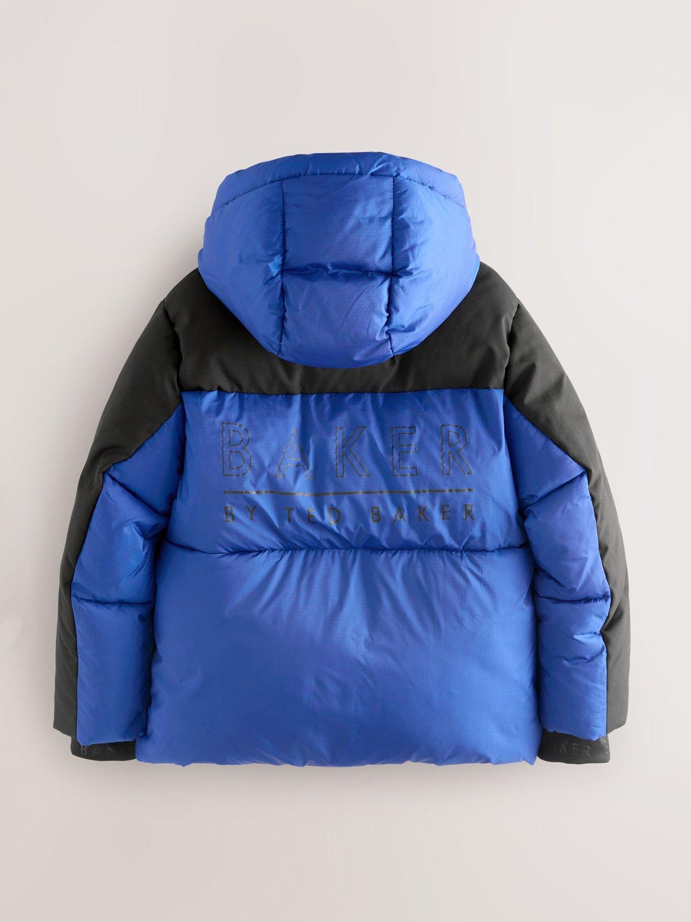 Image 6 of 6 of Ted Baker Boys Colourblock Coat - Blue
