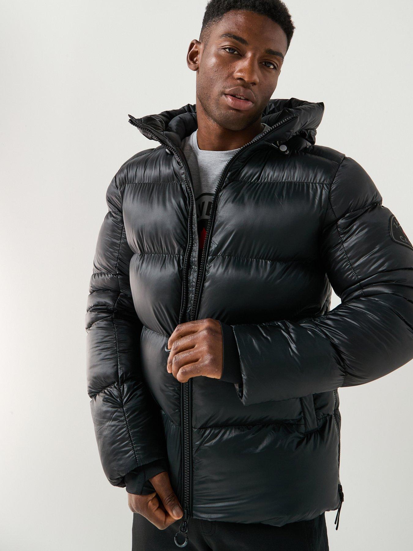 Zavetti Canada Tanox Sheen Padded Coat - Black