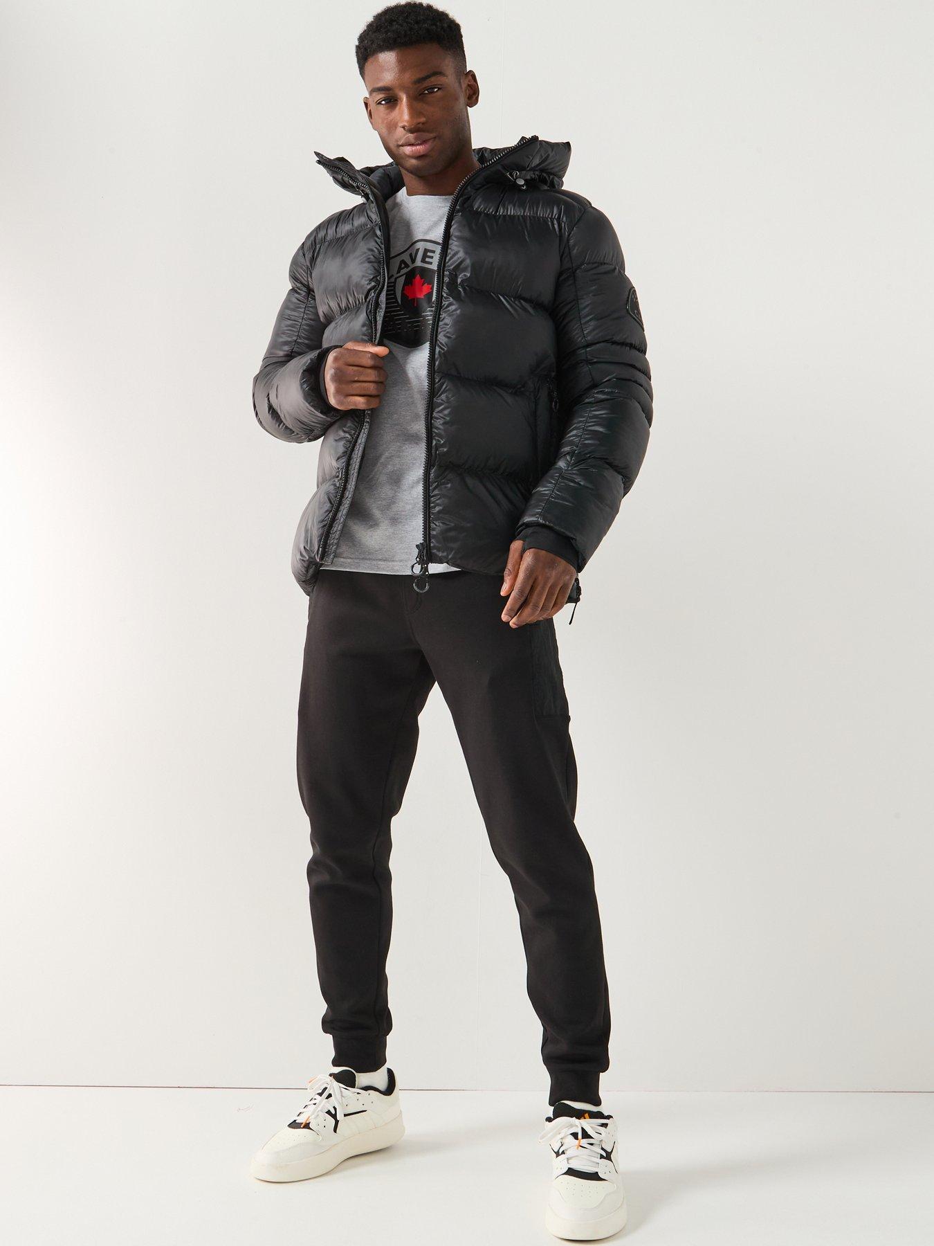 Image 3 of 6 of Zavetti Canada Tanox Sheen Padded Coat - Black