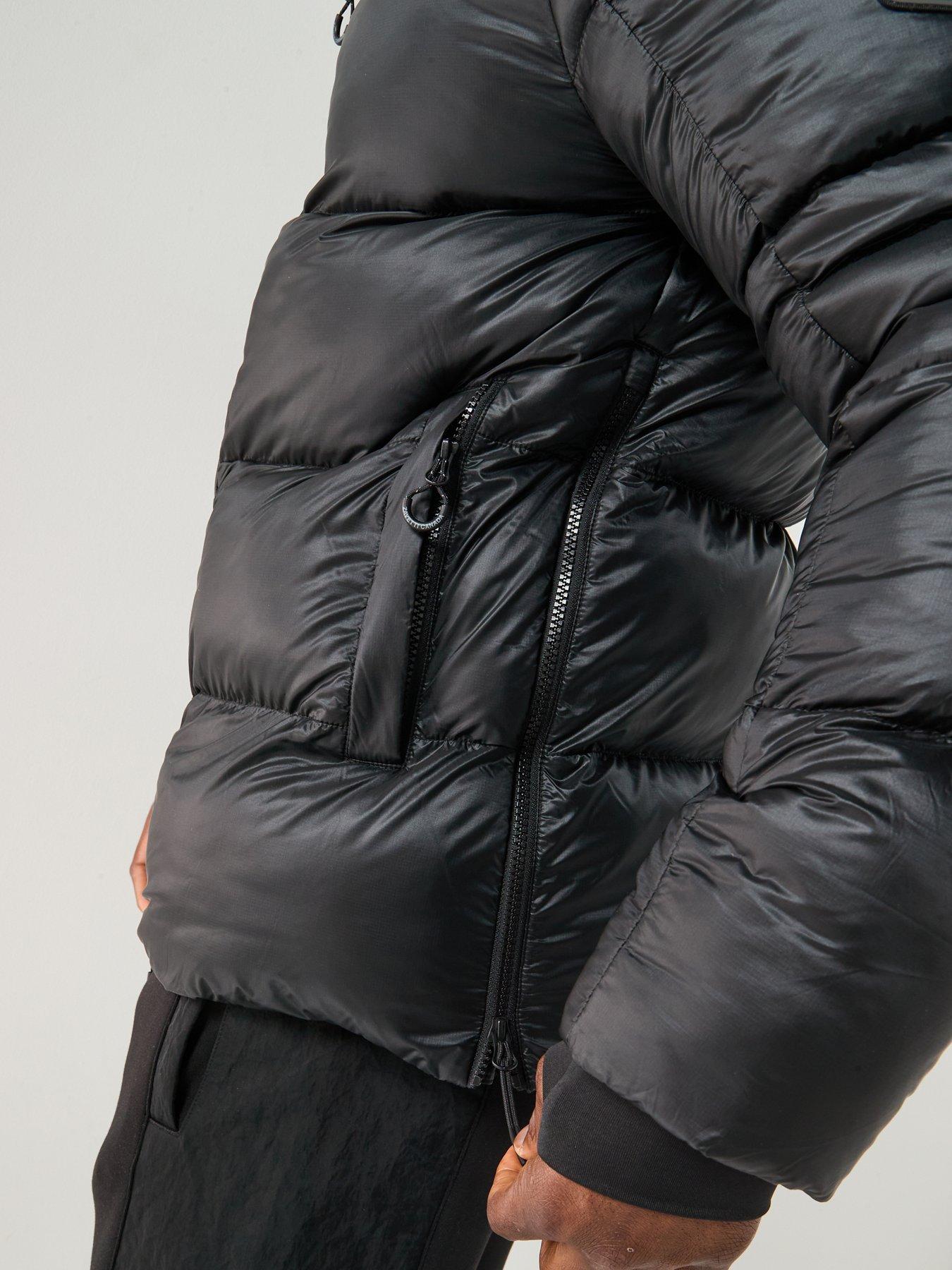 Image 6 of 6 of Zavetti Canada Tanox Sheen Padded Coat - Black