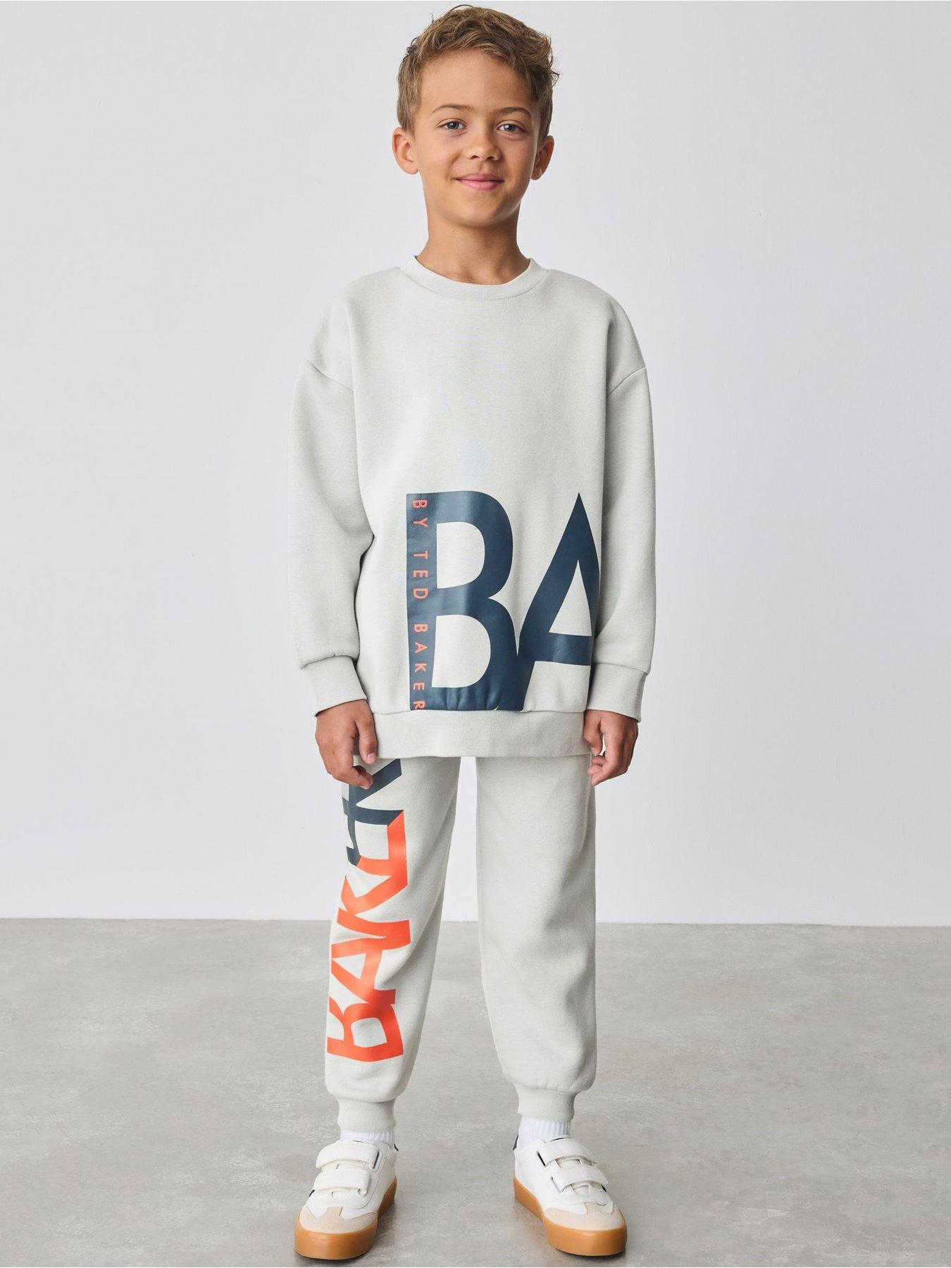 undefined Younger Boys Graphic Set - Grey