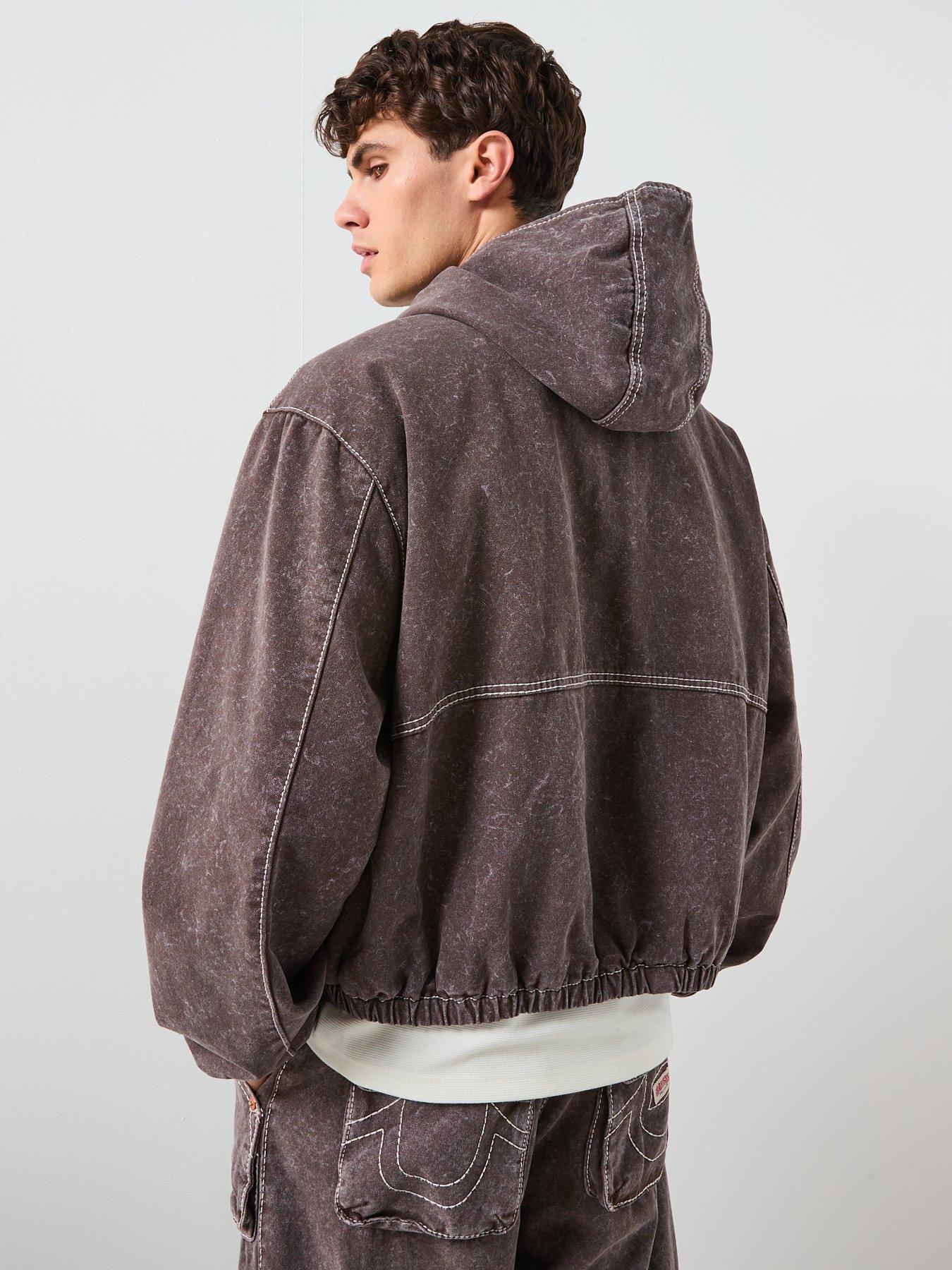 TRUE RELIGION Hooded Workwear Jacket - Brown | Very