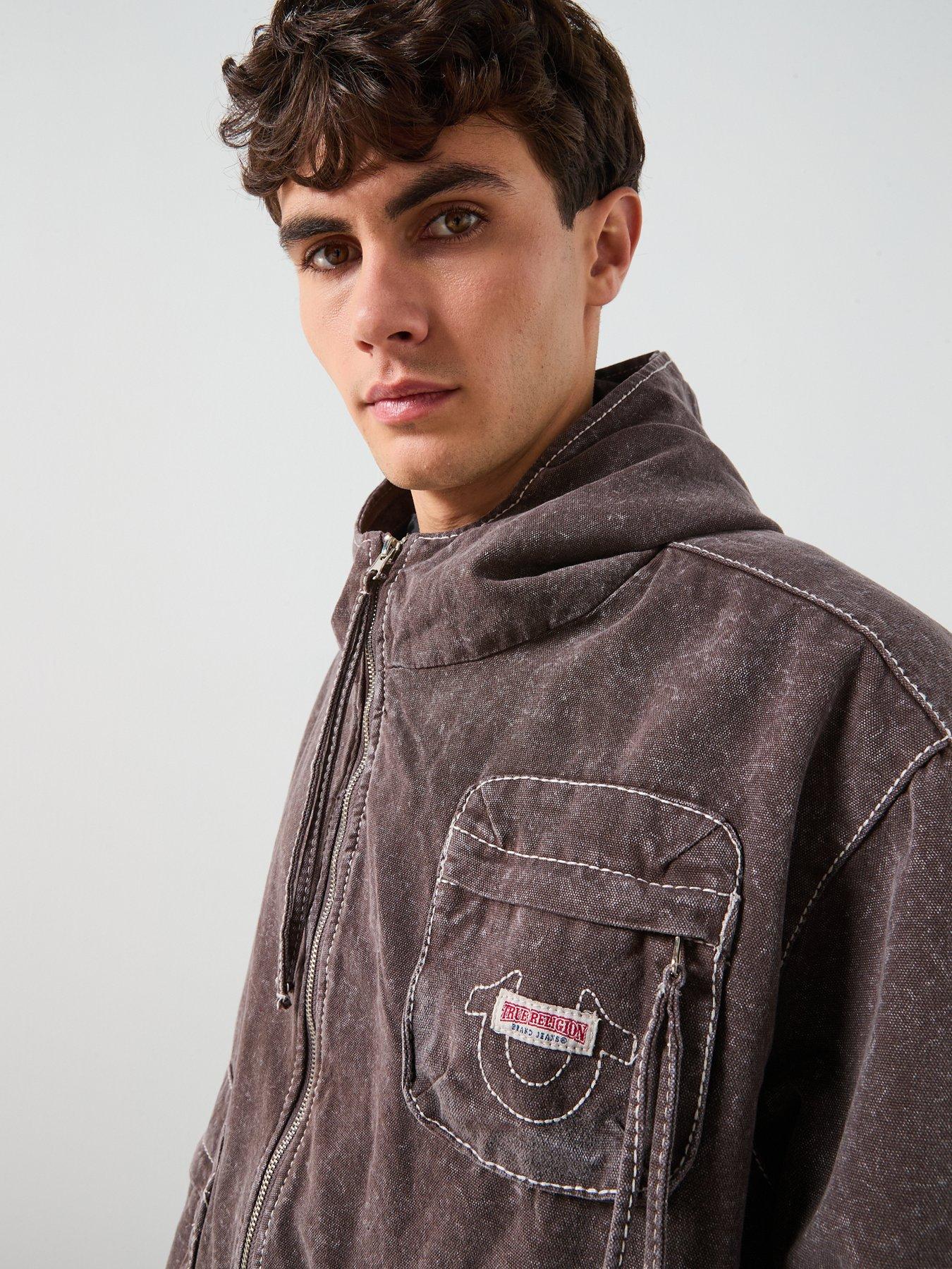 TRUE RELIGION Hooded Workwear Jacket - Brown | Very