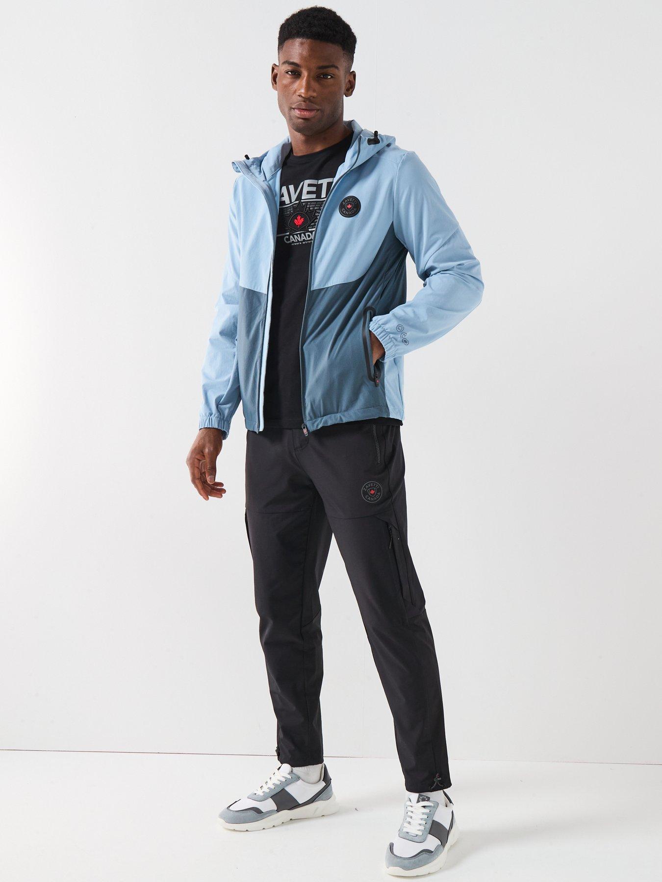 Zavetti Canada Zidero Zip Through Woven Hoodie - Blue | Very