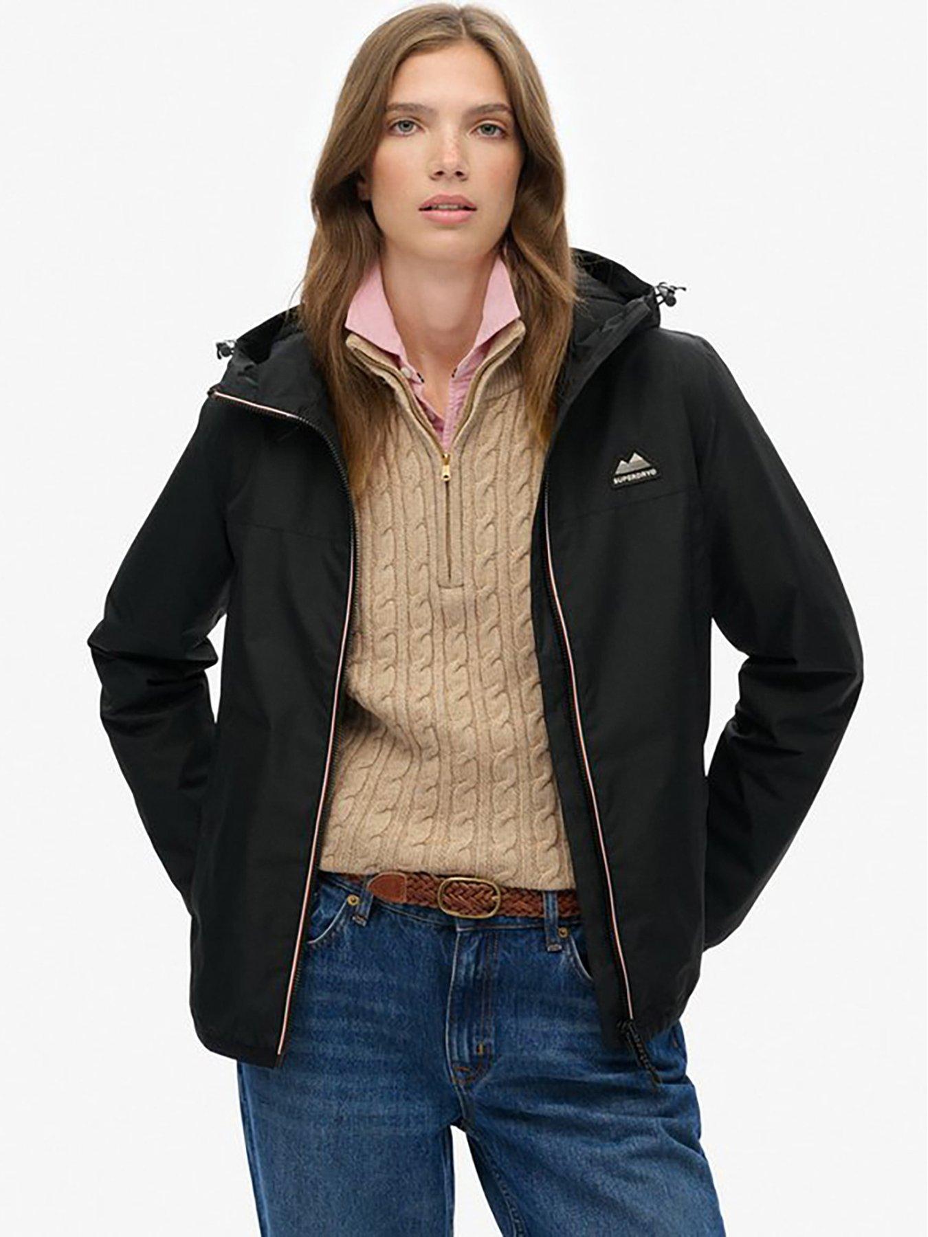 Superdry: Essential Tri Windbreaker Jacket - Black