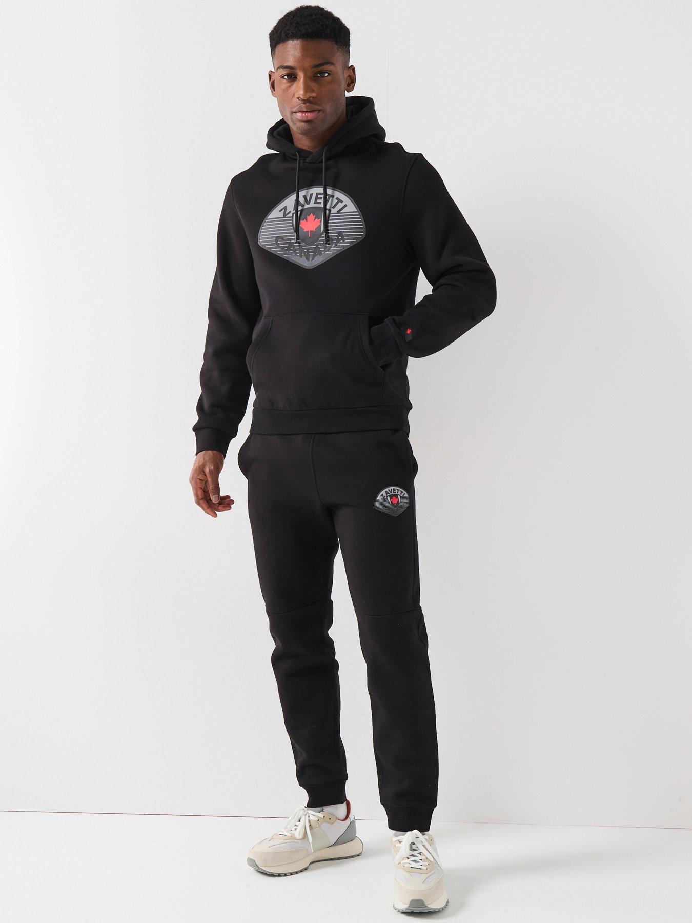Image 1 of 6 of Zavetti Canada Botticini Classic Large Logo Tracksuit - Black