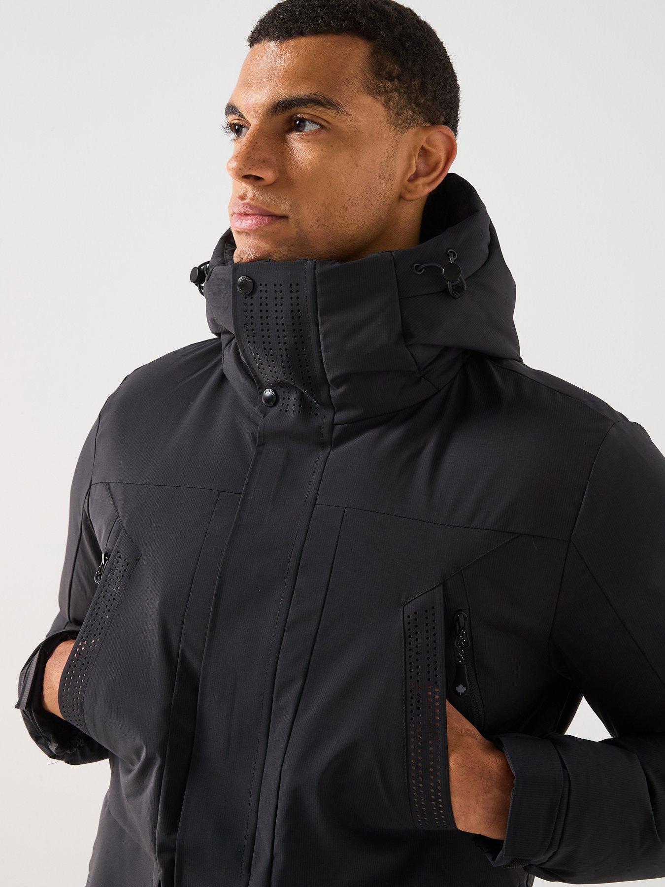 Image 6 of 6 of Zavetti Canada Eranio Padded Parka Coat - Black